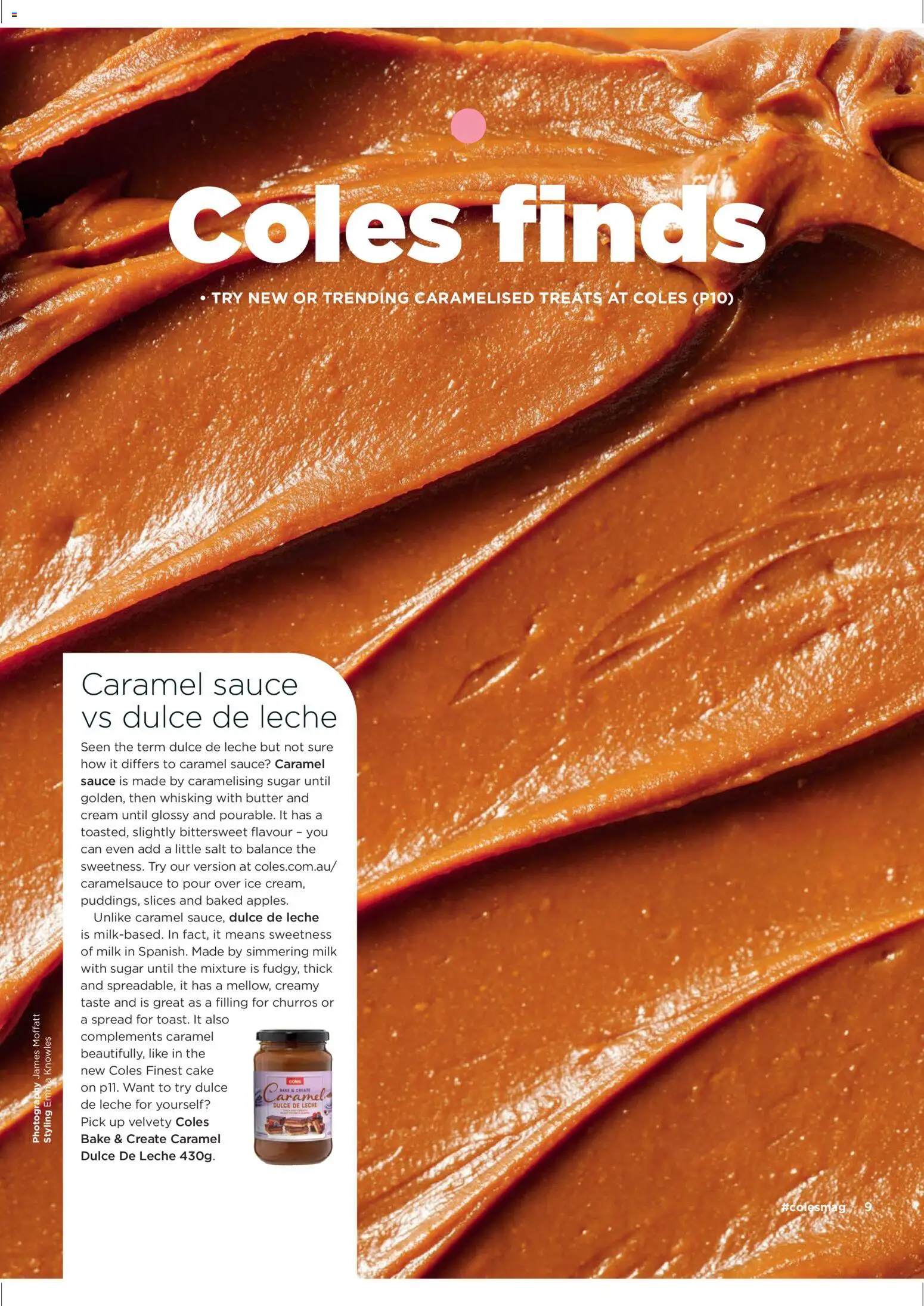 Coles catalogue - valid from 02.04.2026 | Page: 9 | Products: Milk, Butter, Sauce, Salt