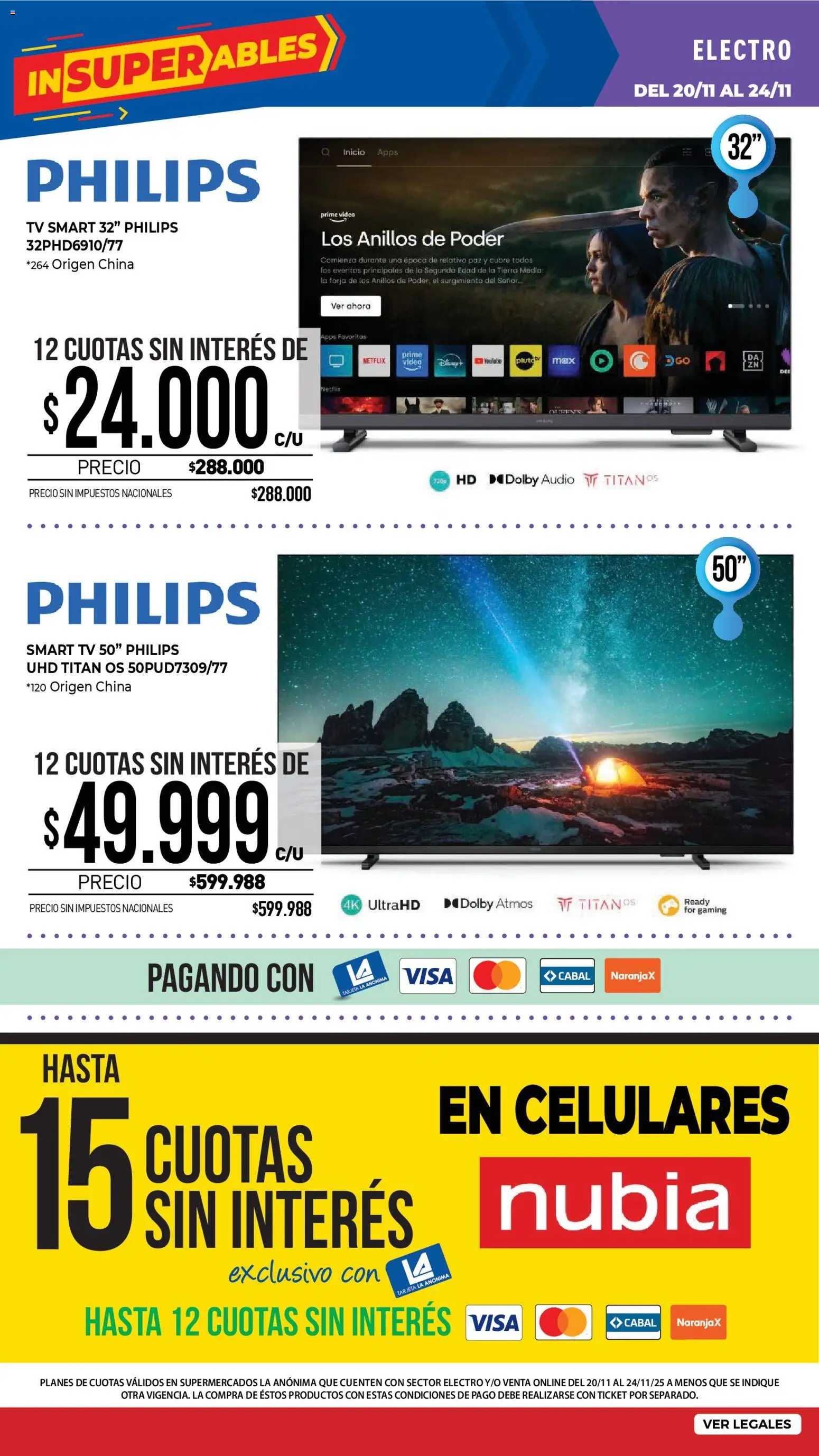 La Anonima catálogo │ válido desde el 20.11.2025 | Página: 37 | Productos: Video, Audio