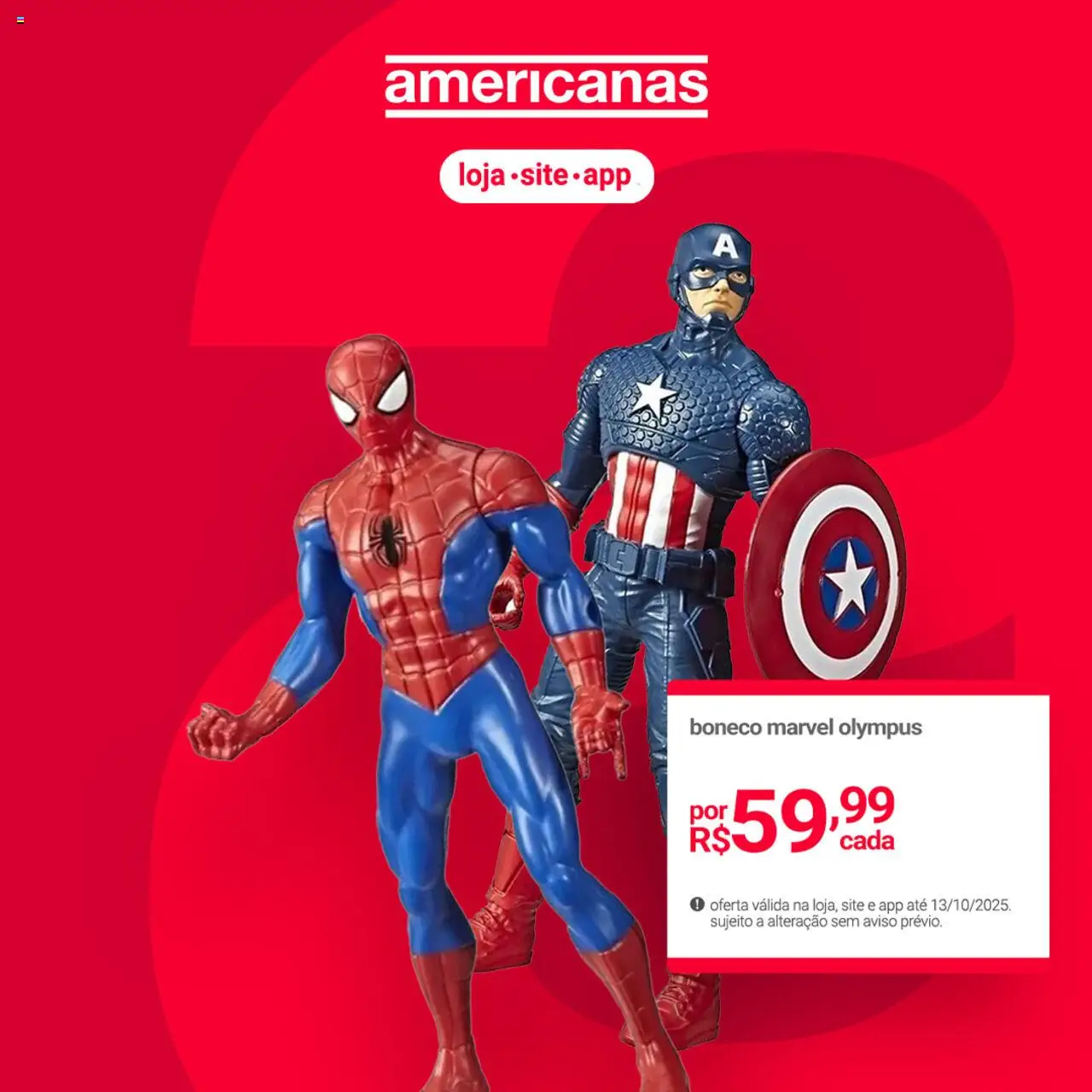 Lojas Americanas Folheto - válido de 01.10.2025 | Página: 1