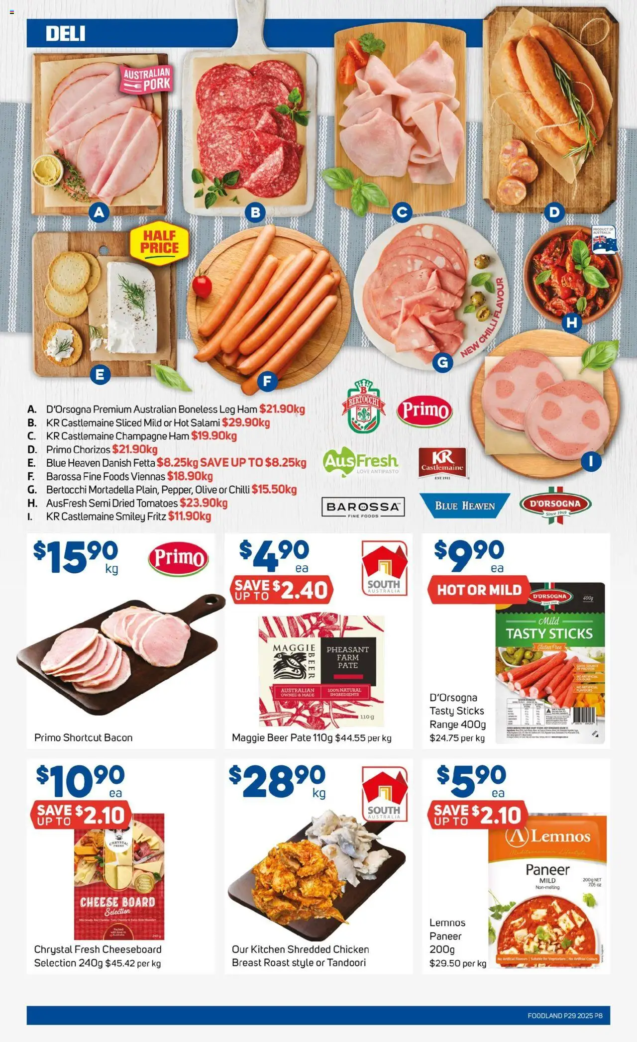 Foodland catalogue - valid from 16.07.2025 | Page: 8 | Products: Bacon, Beer, Pork, Chilli
