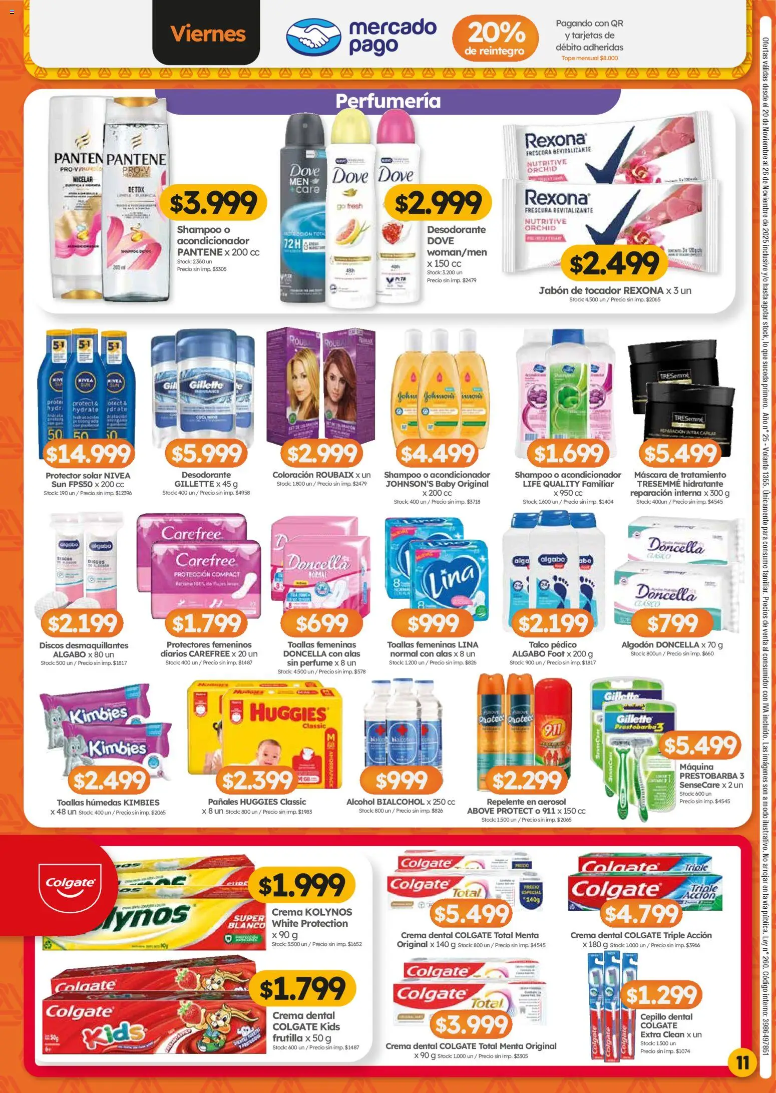 Cordiez ofertas │ válido desde el 20.11.2025 | Página: 11 | Productos: Perfume, Shampoo, Acondicionador, Jabón