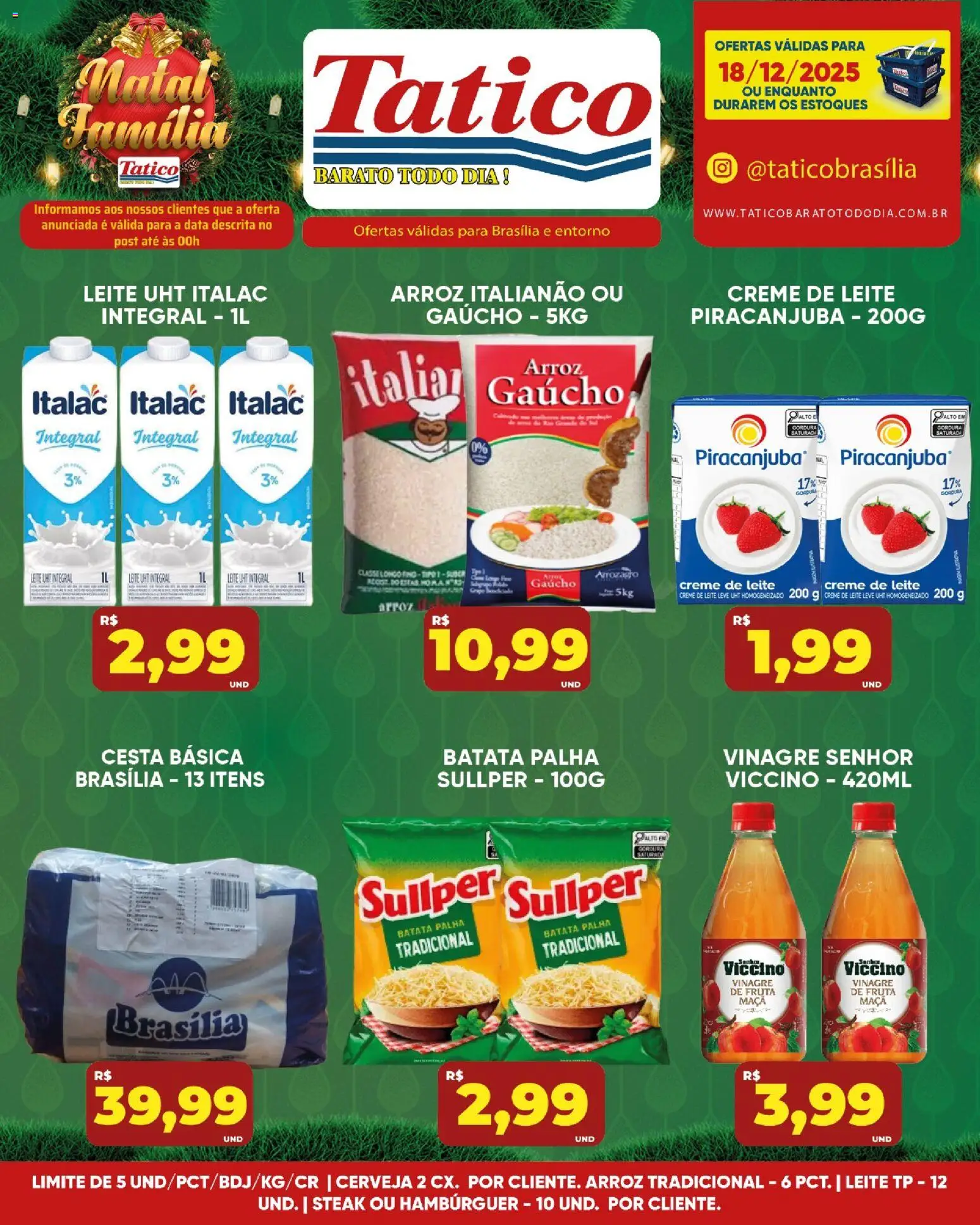 Tatico Folheto - válido de 18.12.2025 | Página: 17 | Produtos: Arroz, Creme, Batata palha, Batata