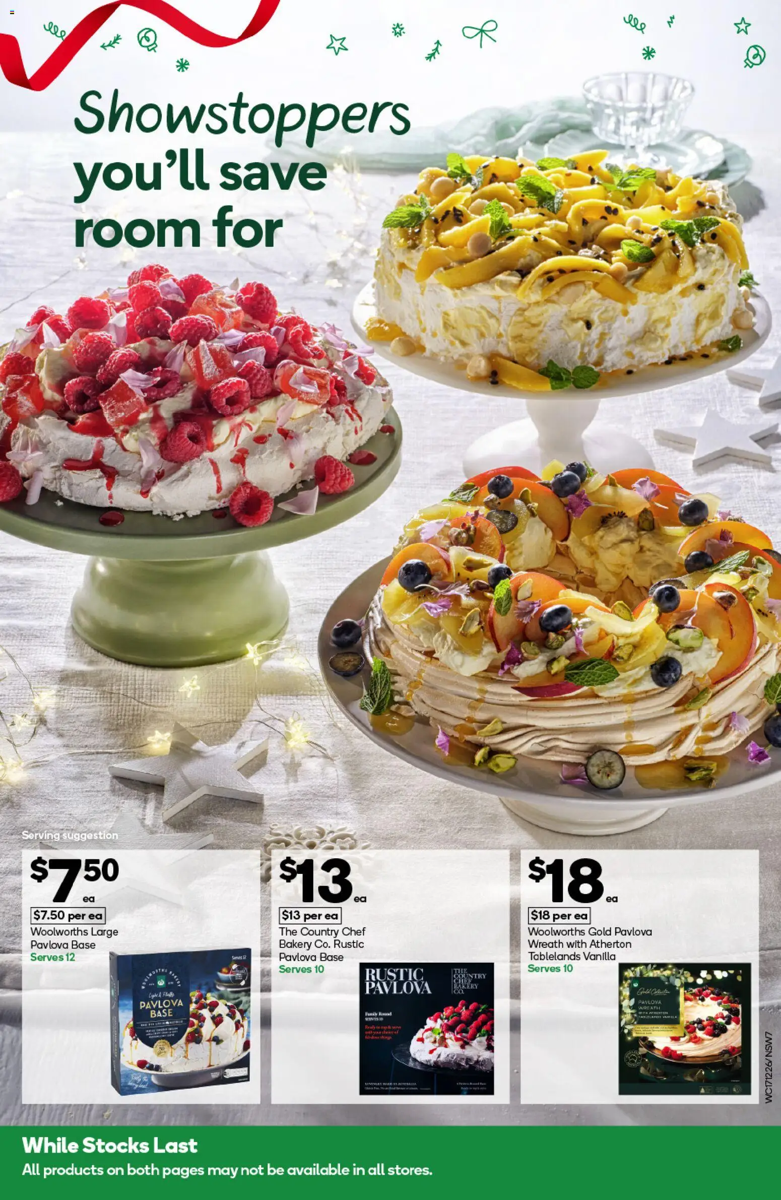 Woolworths catalogue - valid from 17.12.2025 | Page: 7 | Products: Pavlova, Bakery