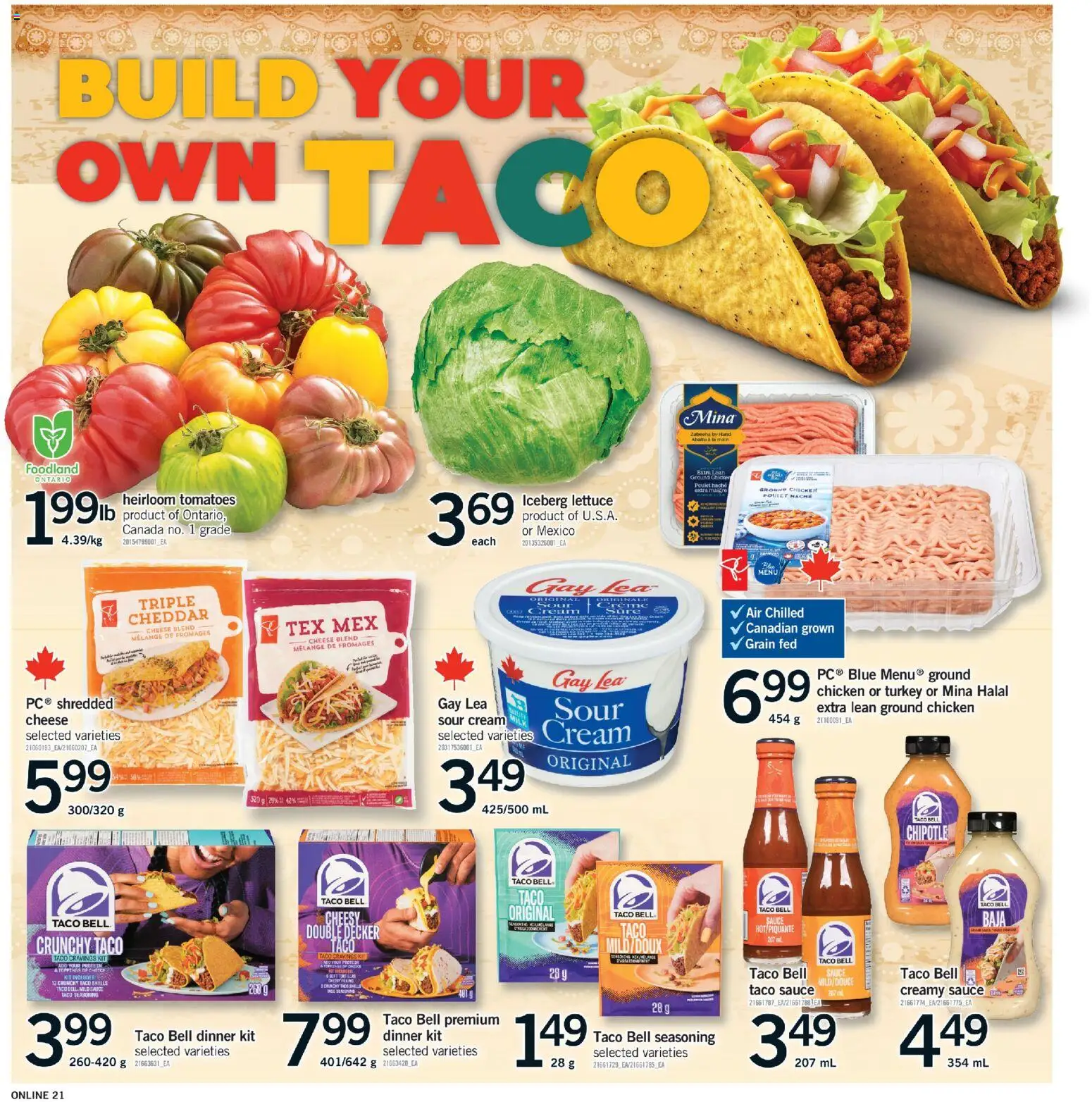 Fortinos flyer valid from 30.04.2026 | Page: 21 | Products: Turkey, Cheese, Chicken, Tomatoes