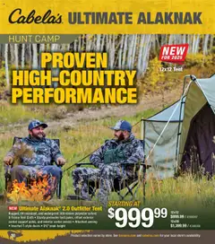 Cabela's Big Game Hunting 25 - valid from 12.06.2025 | Page: 50 | Products: Tent