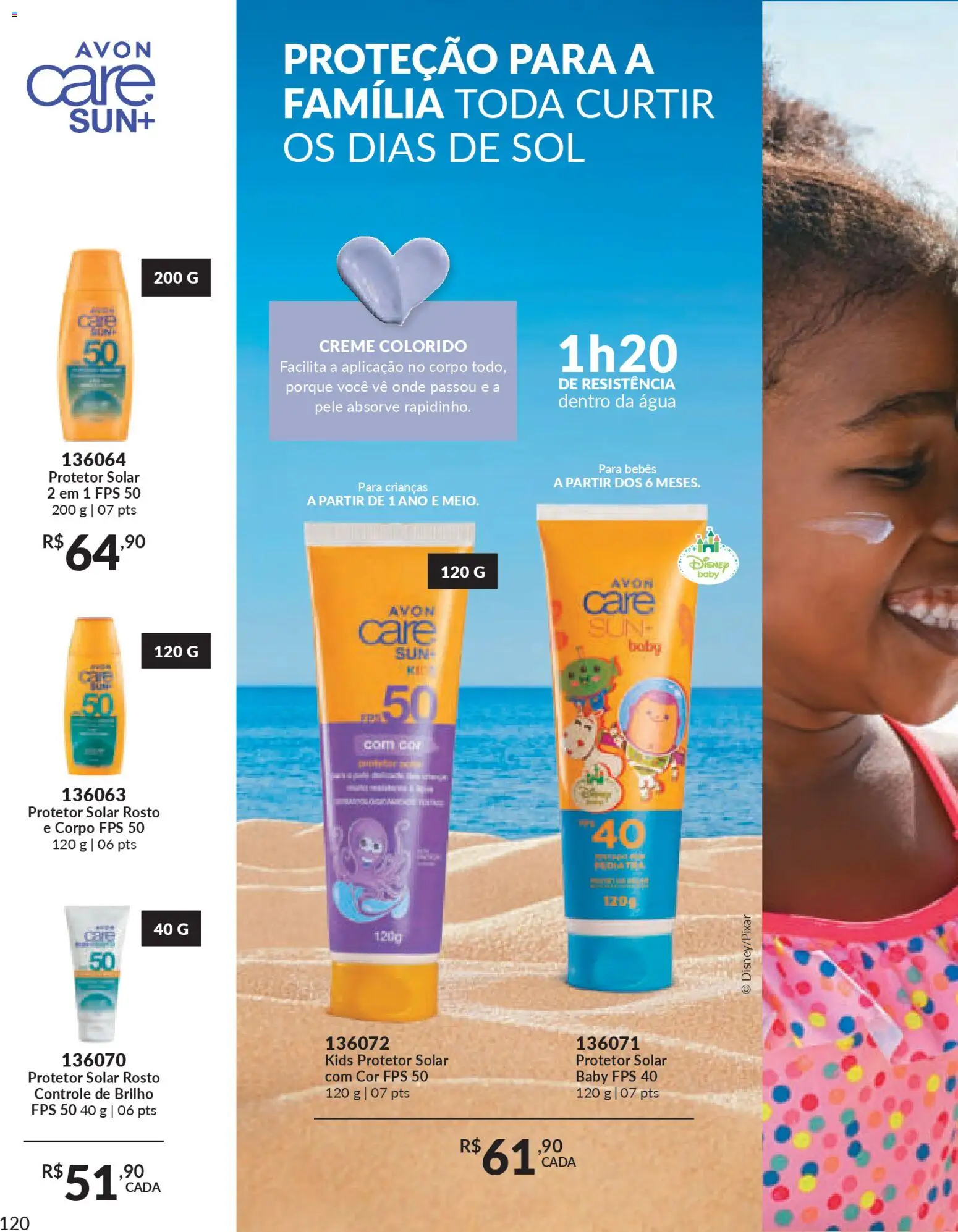 Avon Folheto - válido de 19.12.2025 | Página: 120 | Produtos: Protetor solar, Creme