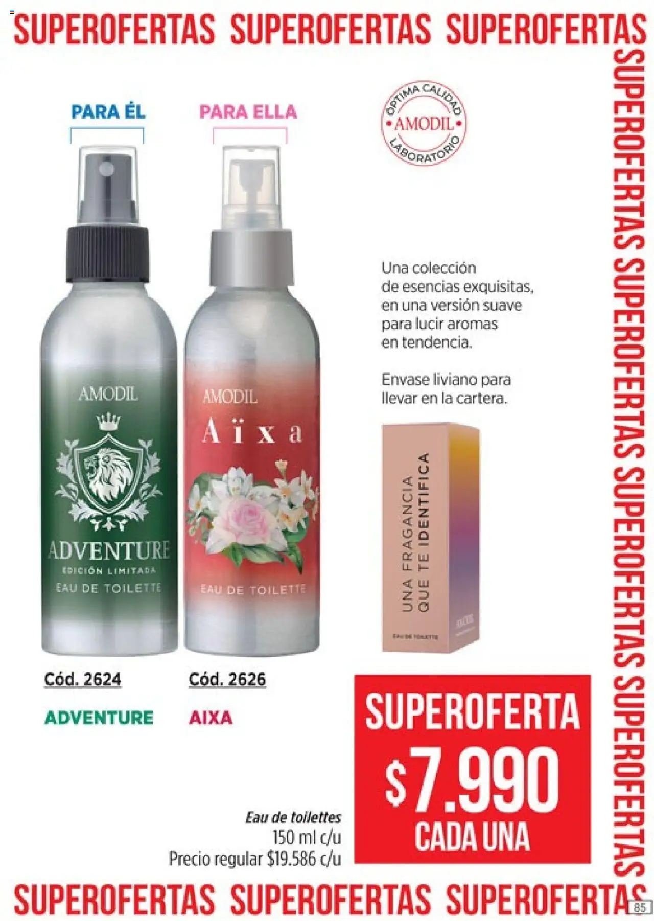 Catálogo Amodil Campaña 16 │ válido desde el 01.10.2025 | Página: 85 | Productos: Fragancia, Eau de toilette, Té, Esencias