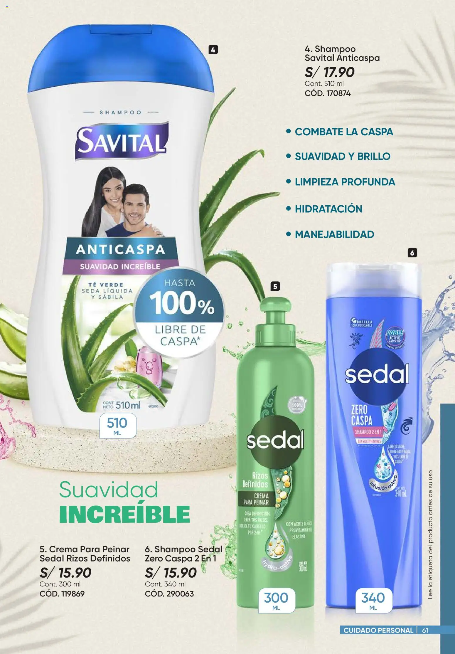 Catálogo Azzorti válido desde 15.12.2025 | Página: 61 | Productos: Shampoo, Aceite, Té, Crema