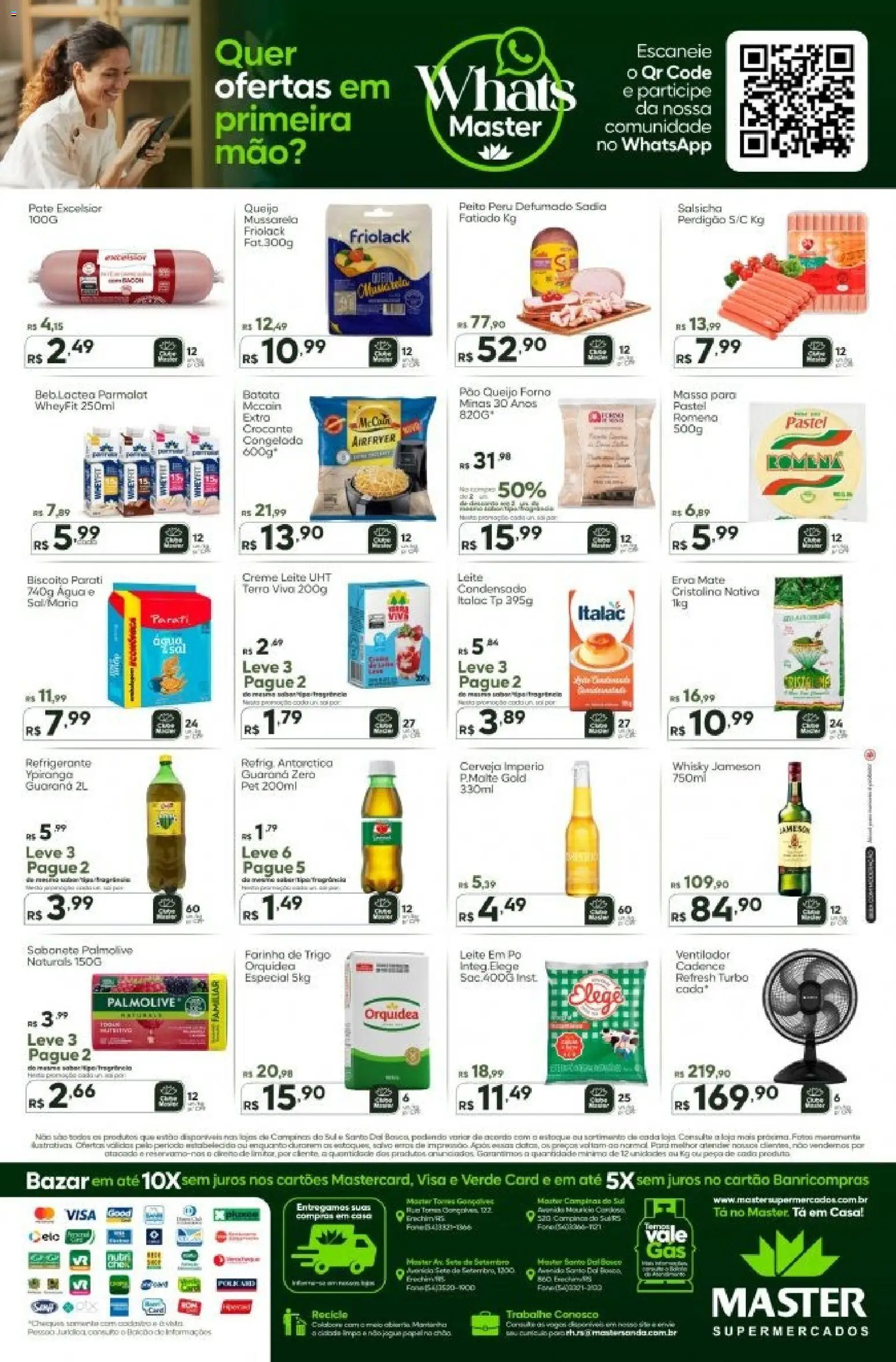 Master Folheto - válido de 17.11.2025 | Página: 2 | Produtos: Guaraná, Whisky, Leite, Queijo