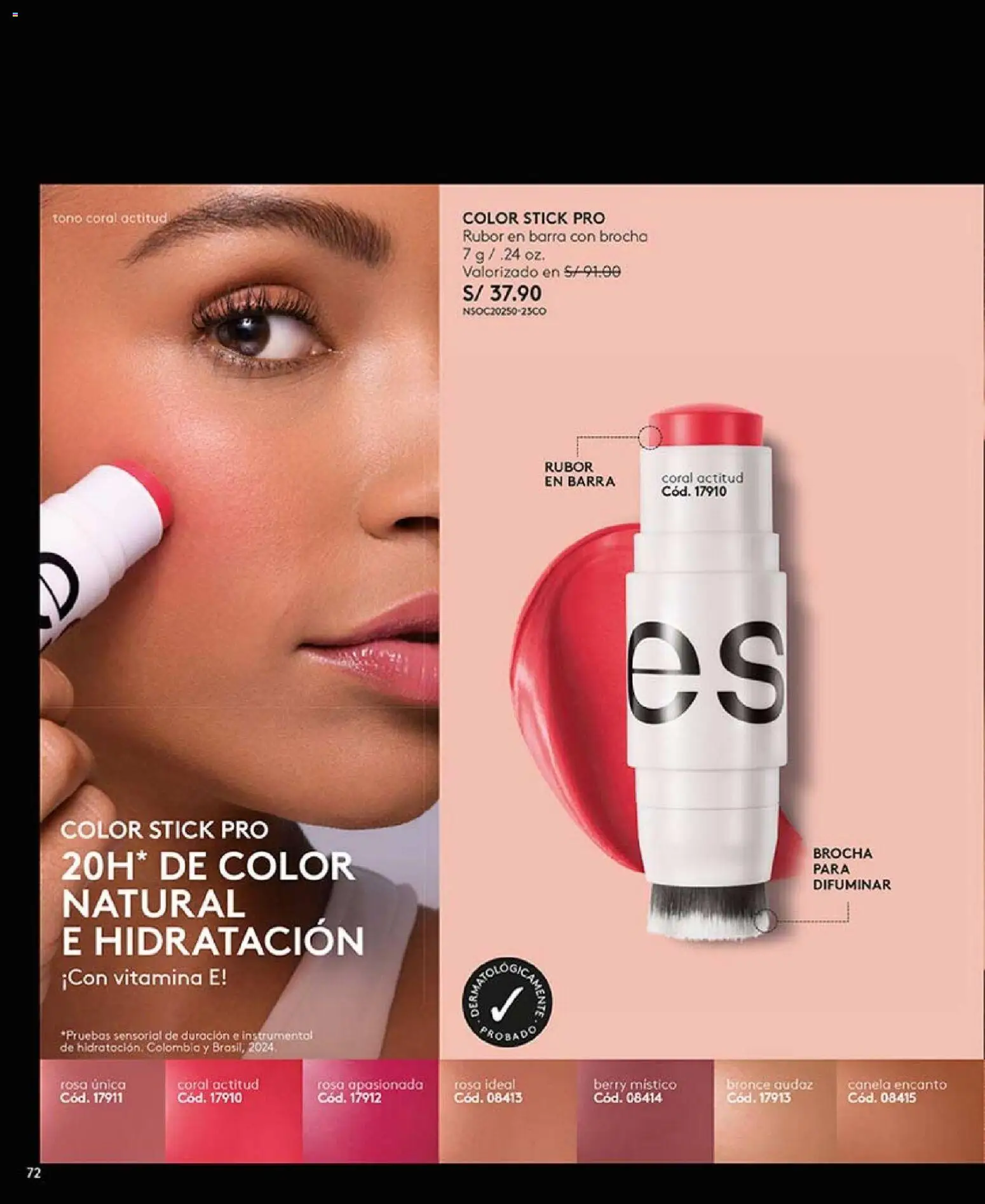 Catálogo Ésika válido desde 17.01.2026 | Página: 72 | Productos: Brocha, Rubor