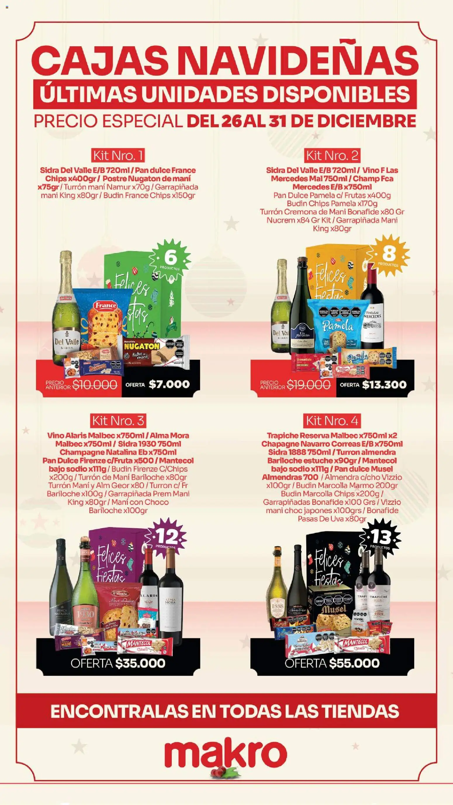 Makro ofertas │ válido desde el 01.12.2025 | Página: 3 | Productos: Almendras, Budín, Uva, Turrón