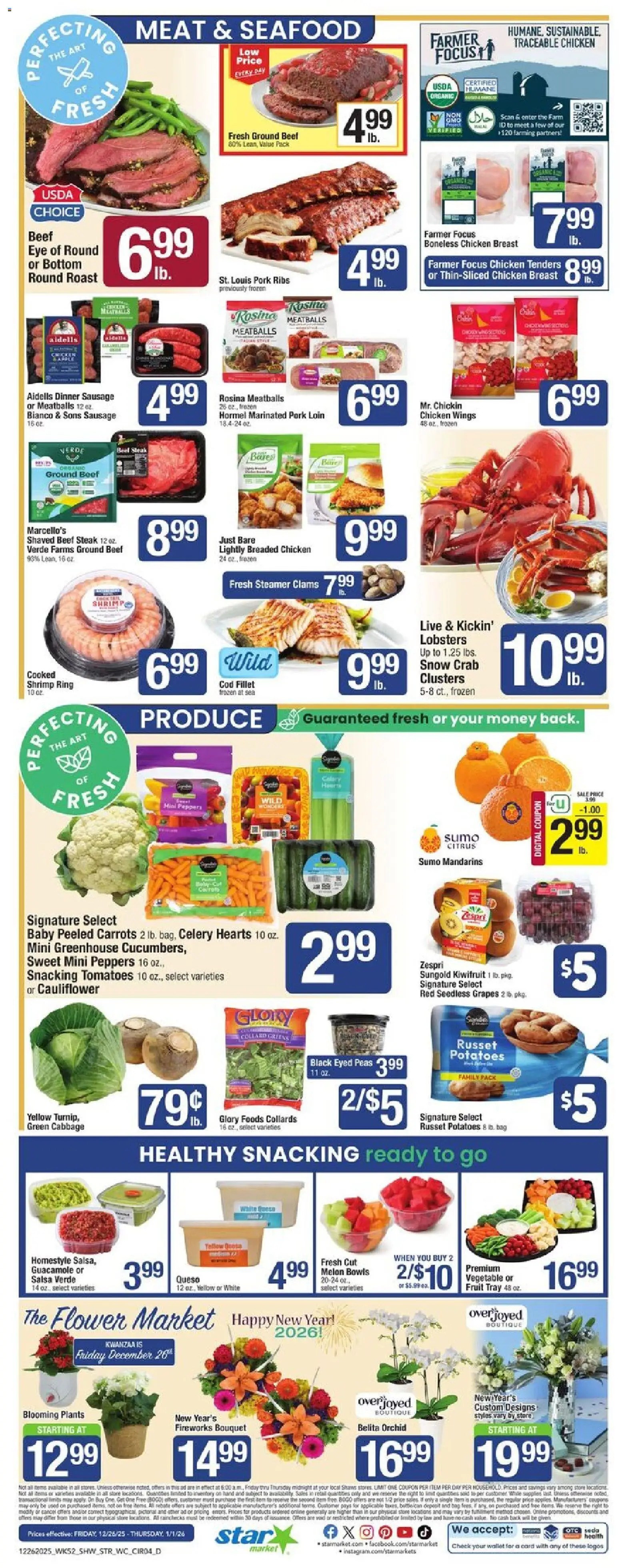 Star Market Weekly Ad - valid from 26.12.2025 | Page: 4 | Products: Ring, Beef, Wallet, Bag