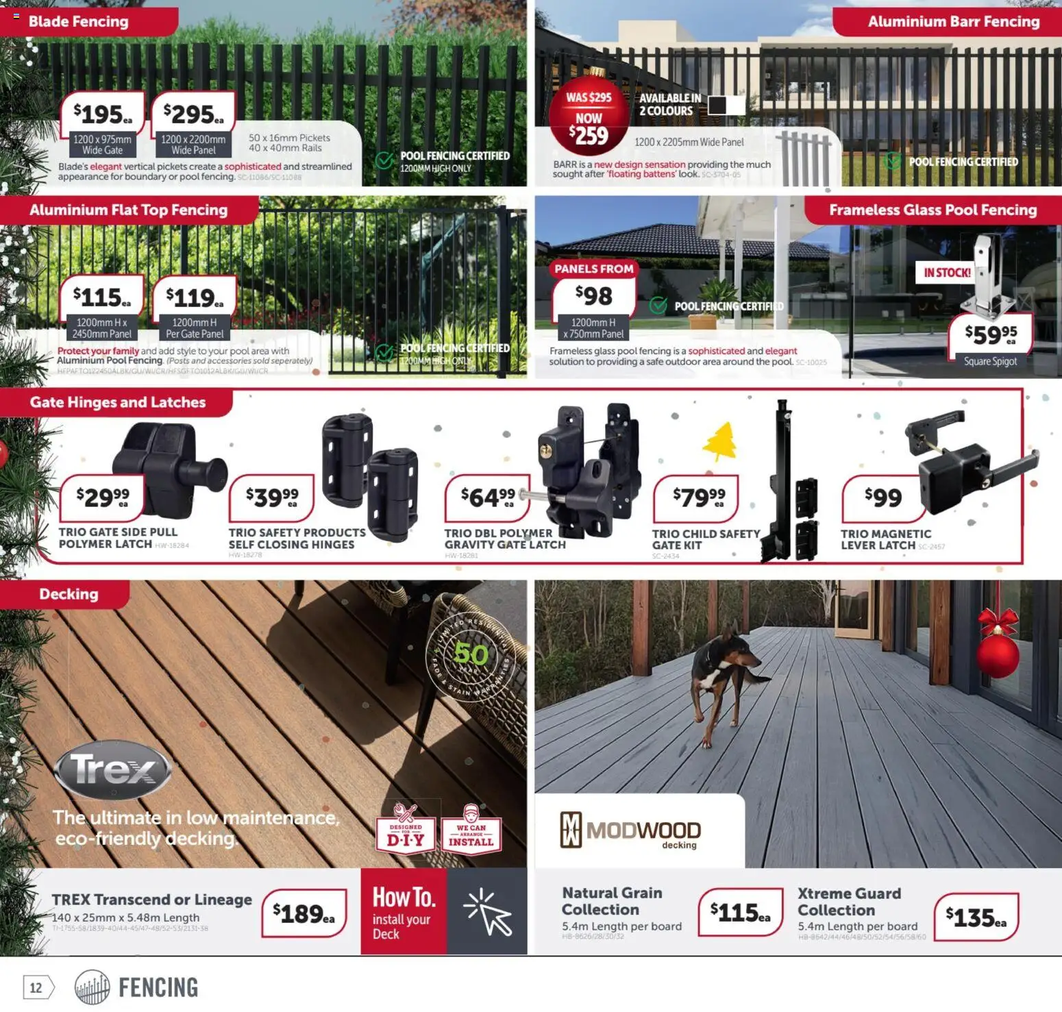 Stratco catalogue - valid from 31.10.2025 | Page: 12 | Products: Gate, Decking, Accessories, Safe