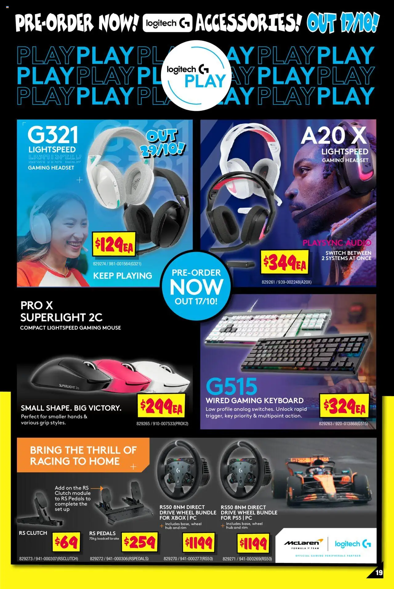 JB Hi-Fi catalogue - valid from 25.09.2025 | Page: 19 | Products: Clutch, Accessories, Keyboard, Headset
