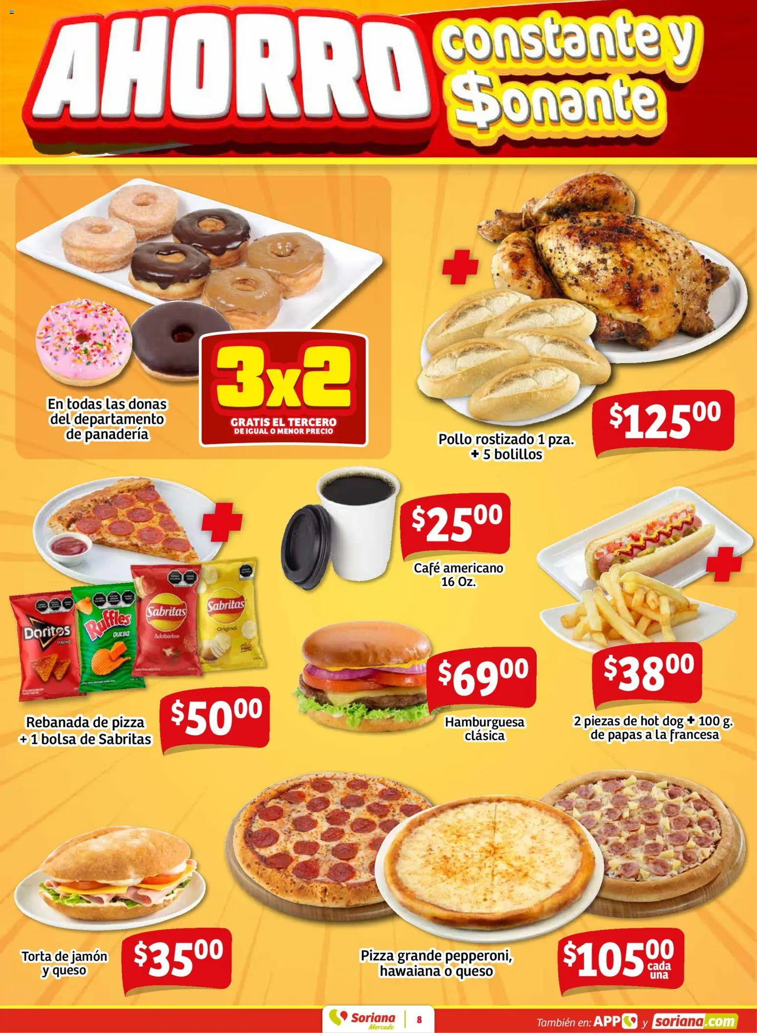 Nuevas ofertas de Soriana válidas en toda la República Mexicana desde el 22.01.2026. ¡Encuentra las mejores ofertas en Soriana - Fin de Semana Mercado: Nuevo León! | Página: 8 | Productos: Ropa, Sabanas