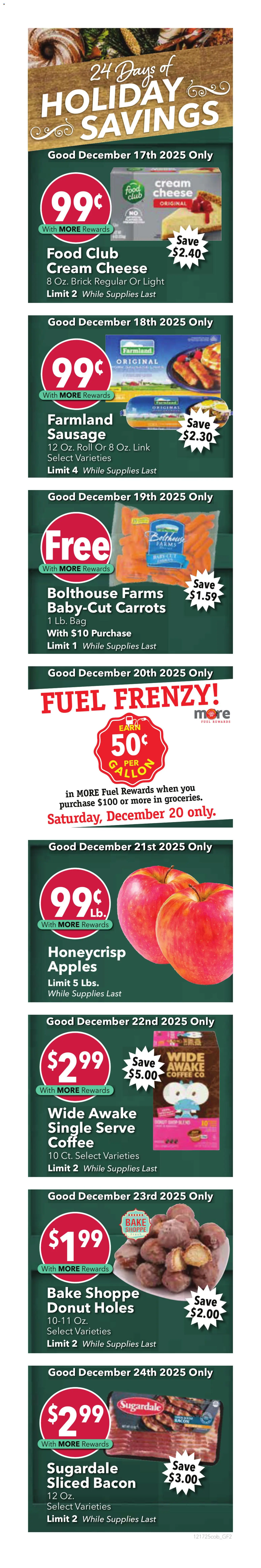 Coborn's Weekly Ad - valid from 17.12.2025 | Page: 3 | Products: Coffee, Apples, Cream, Sausage