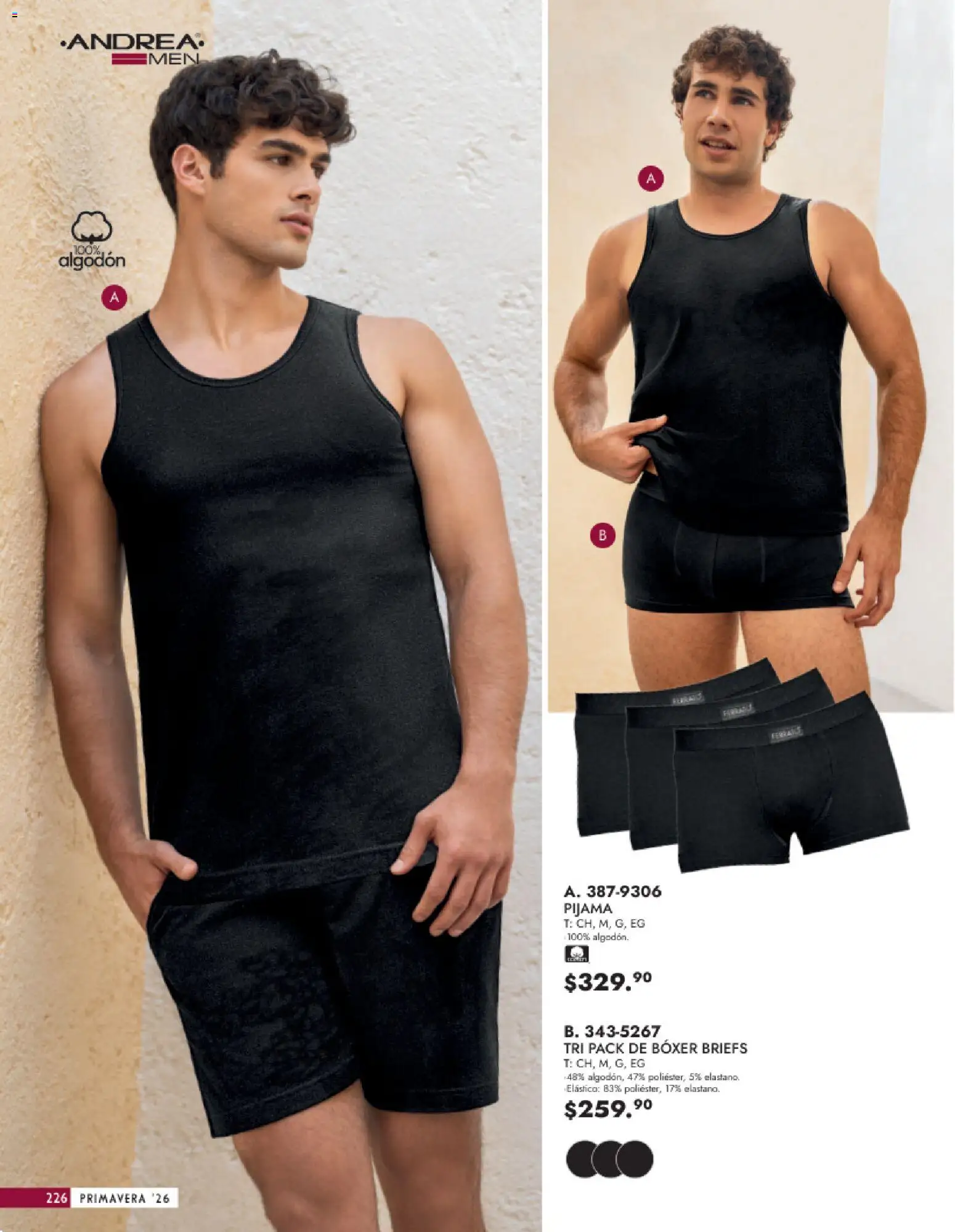 Nuevas ofertas de Andrea válidas en toda la República Mexicana desde el 25.01.2026. ¡Encuentra las mejores ofertas en Andrea catálogo Vestir Caballero ! | Página: 68