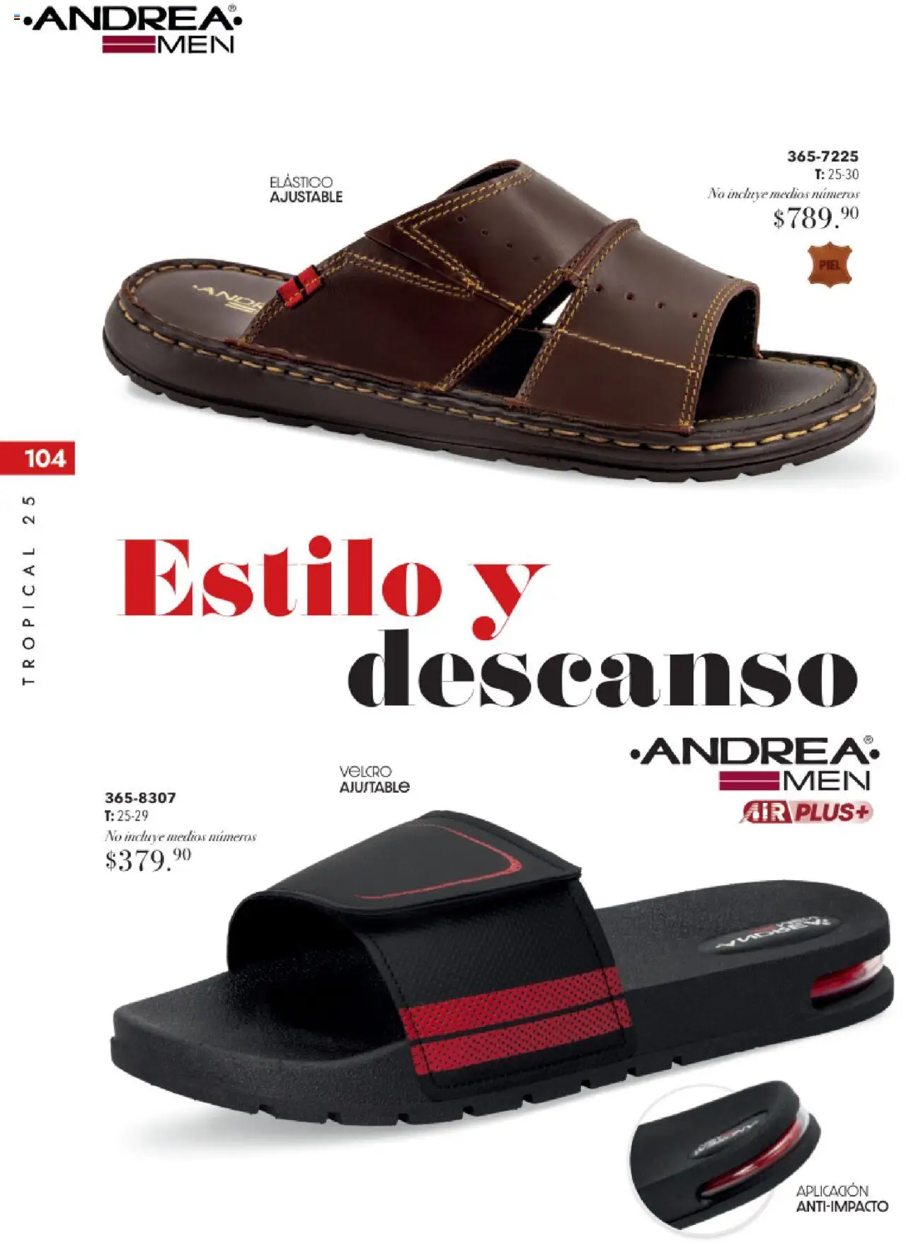 Nuevas ofertas de Andrea válidas en toda la República Mexicana desde el 17.08.2025. ¡Encuentra las mejores ofertas en Andrea - Catálogo Tropical Otoño / Invierno! | Página: 104
