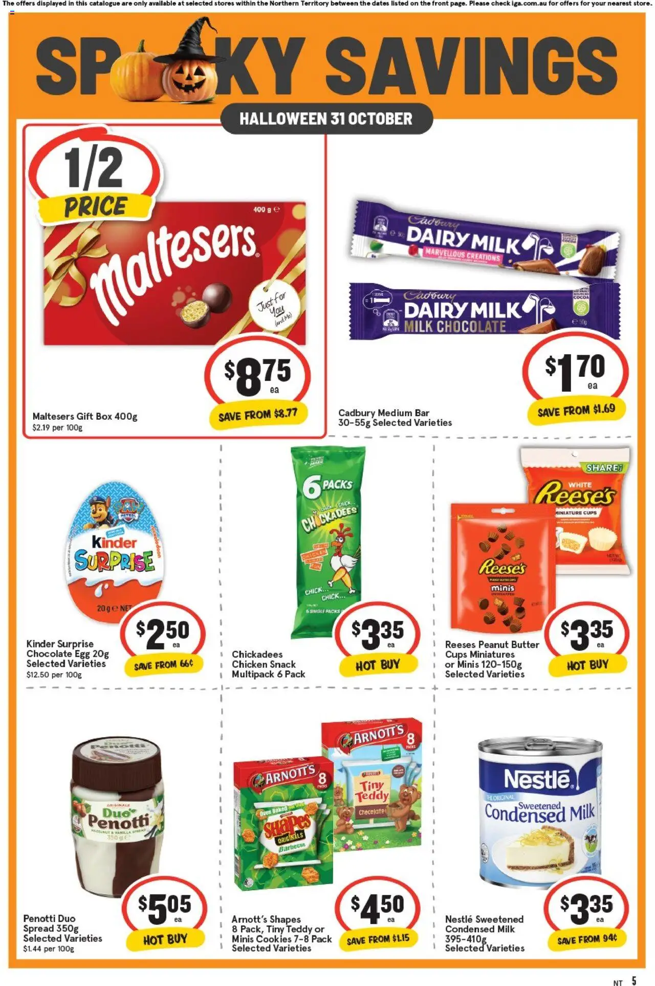 IGA catalogue - valid from 22.10.2025 | Page: 5 | Products: Box, Dairy, Butter, Chicken