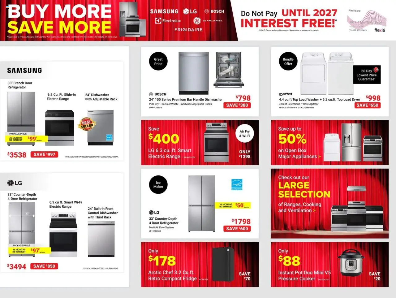 Visions flyer valid from 17.10.2025 | Page: 9 | Products: Refrigerator, Dryer, Cooker, Box