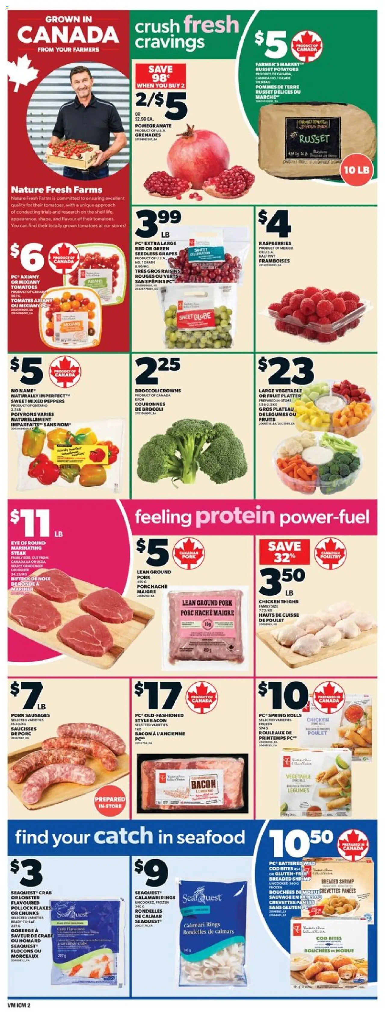 Valu Mart flyer valid from 16.10.2025 | Page: 3 | Products: Flakes, PC, Potatoes, Pork