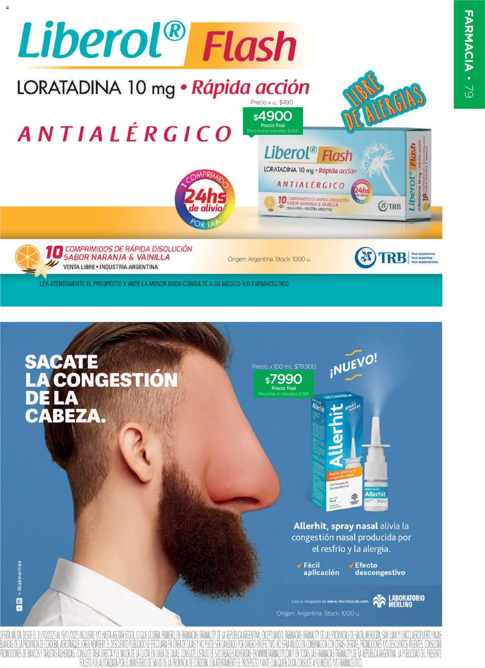 Farmacity catálogo │ válido desde el 30.10.2025 | Página: 79