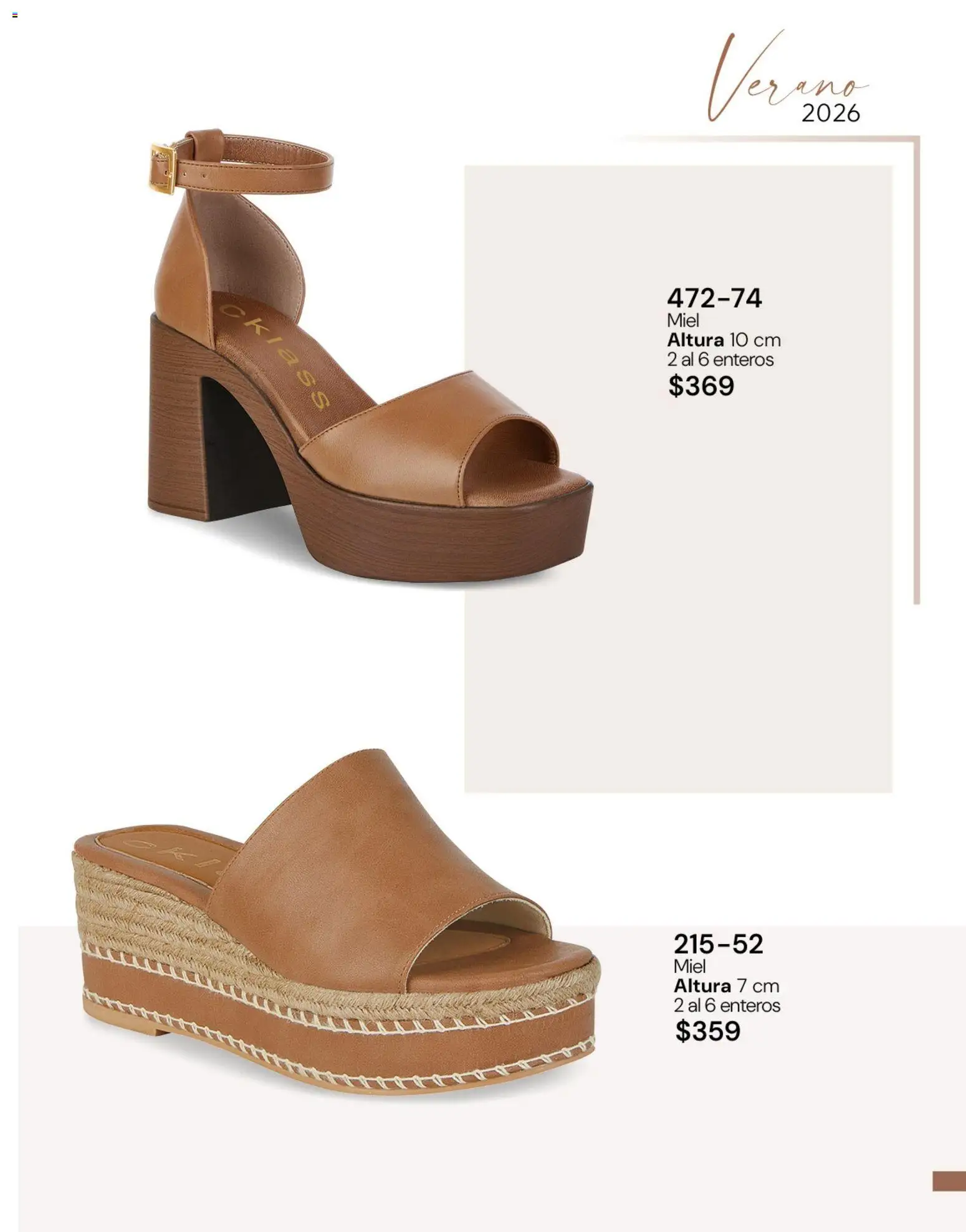 Nuevas ofertas de Cklass válidas en toda la República Mexicana desde el 05.03.2026. ¡Encuentra las mejores ofertas en Cklass catálogo Complemento Verano Ropa! | Página: 333