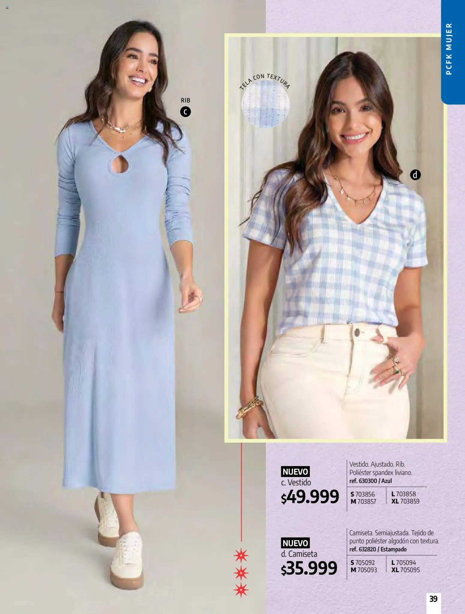 Pacifika revista - valida desde el 01.04.2026 | Página: 39 | Productos: Algodón, Camiseta, Vestido