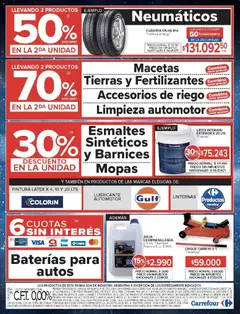 Vista previa Carrefour ofertas válido desde el 06.01.2026 | Página: 21 | Productos: Neumáticos, Caso, Pintura, Sobre