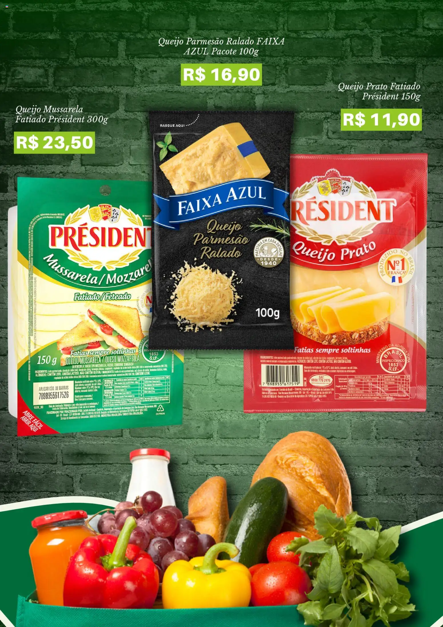 Pão de Açúcar Folheto - válido de 19.01.2026 | Página: 2 | Produtos: Queijo, Parmesão, Queijo parmesão, Mussarela