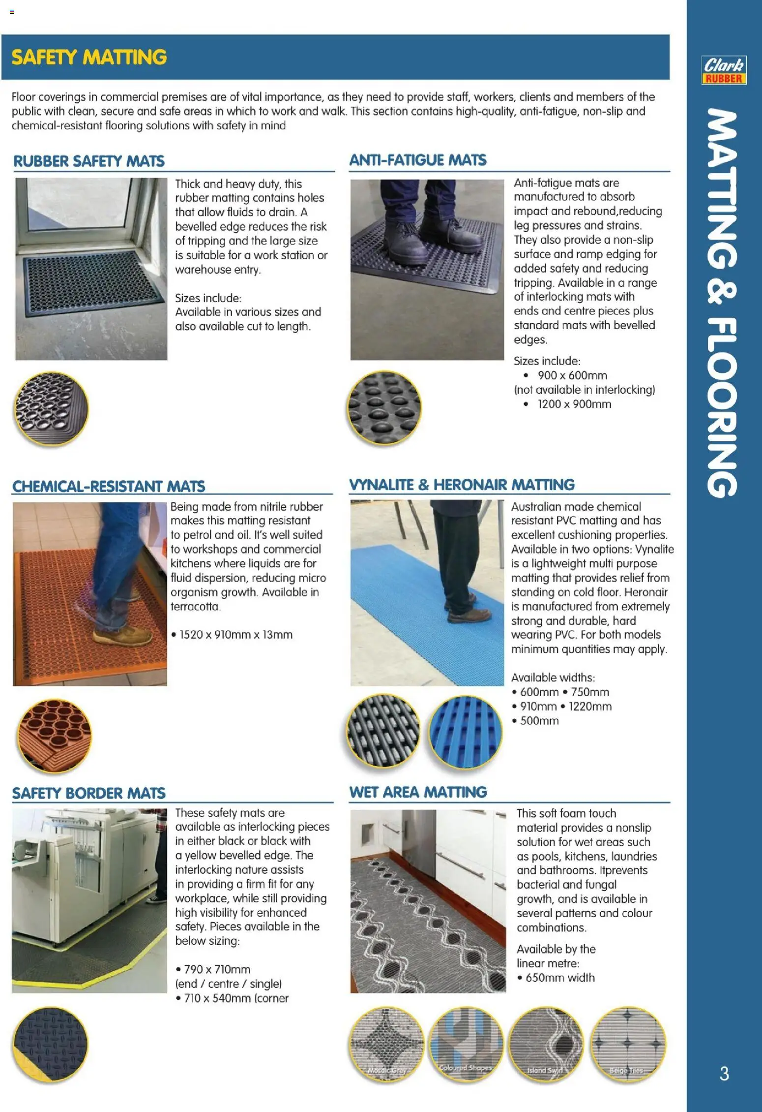 Clark Rubber catalogue - valid from 02.04.2026 | Page: 3 | Products: Flooring, Safe