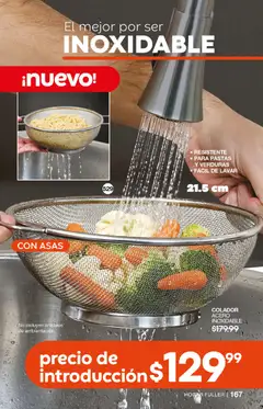 Vista previa de Fuller campaña 23 2026, nuevo folleto de la tienda, válido en México a partir del 18.02.2026 | Página: 167 | Productos: Colador
