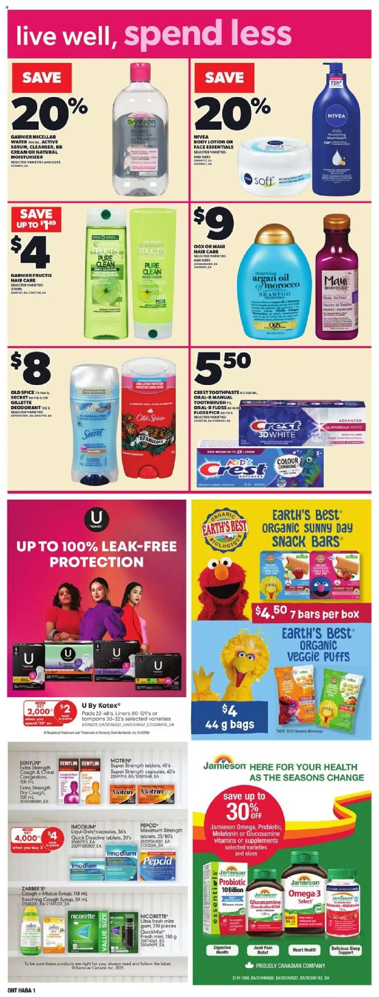 Loblaws flyer valid from 16.10.2025 | Page: 17 | Products: Cream, Body lotion, Butter, Oil