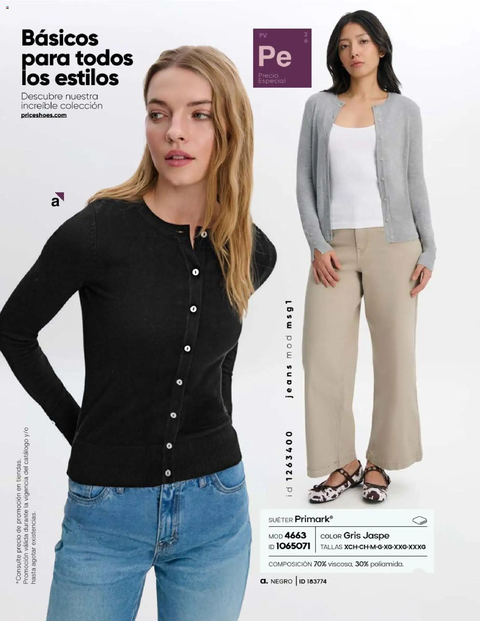 Nuevas ofertas de Price Shoes válidas en toda la República Mexicana desde el 05.02.2026. ¡Encuentra las mejores ofertas en Price Shoes catálogo Collection básicos! | Página: 60