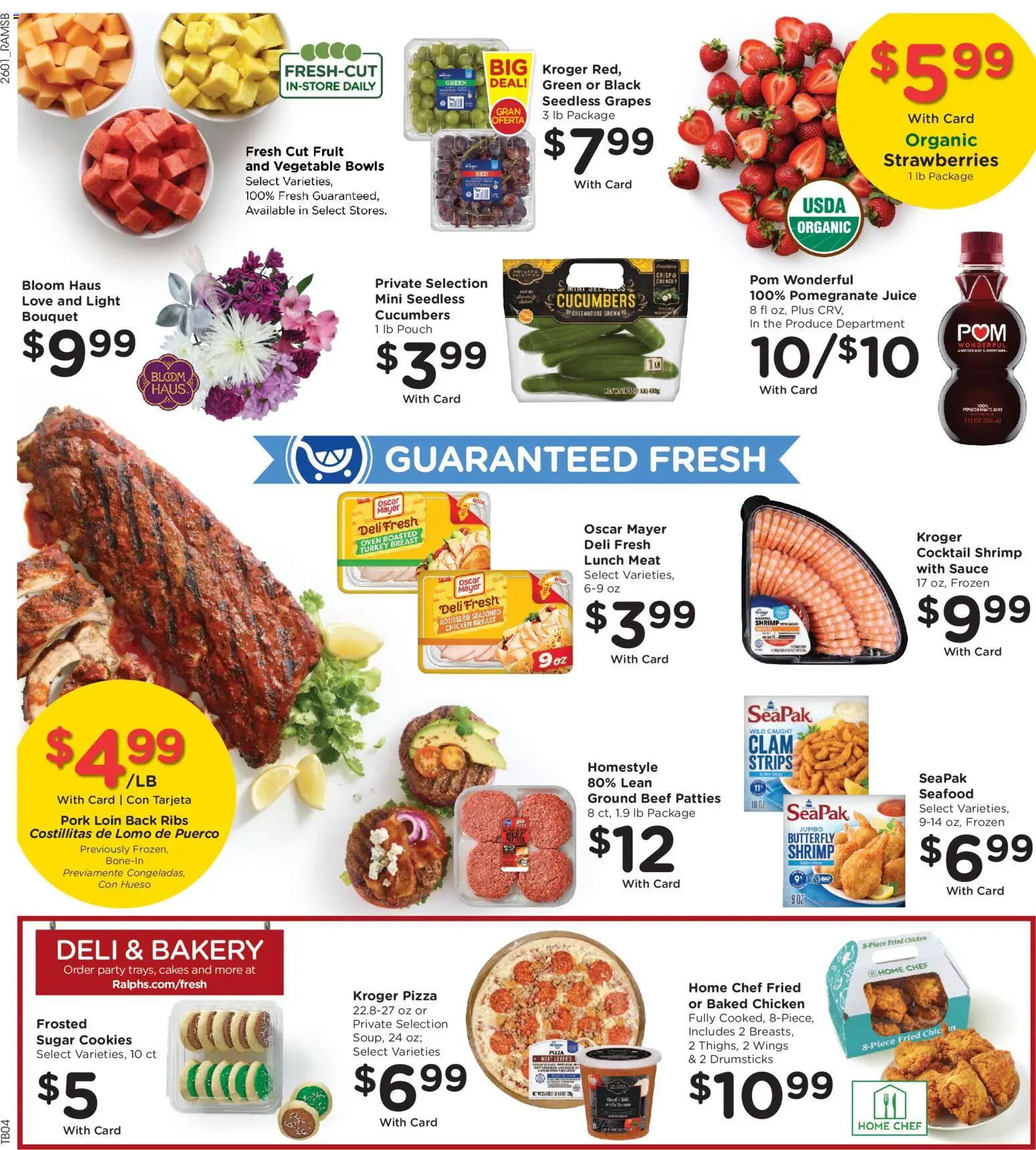 Ralphs Weekly Ad - CA - valid from 04.02.2026 | Page: 10 | Products: Pizza, Strawberries, Cucumbers, Oven