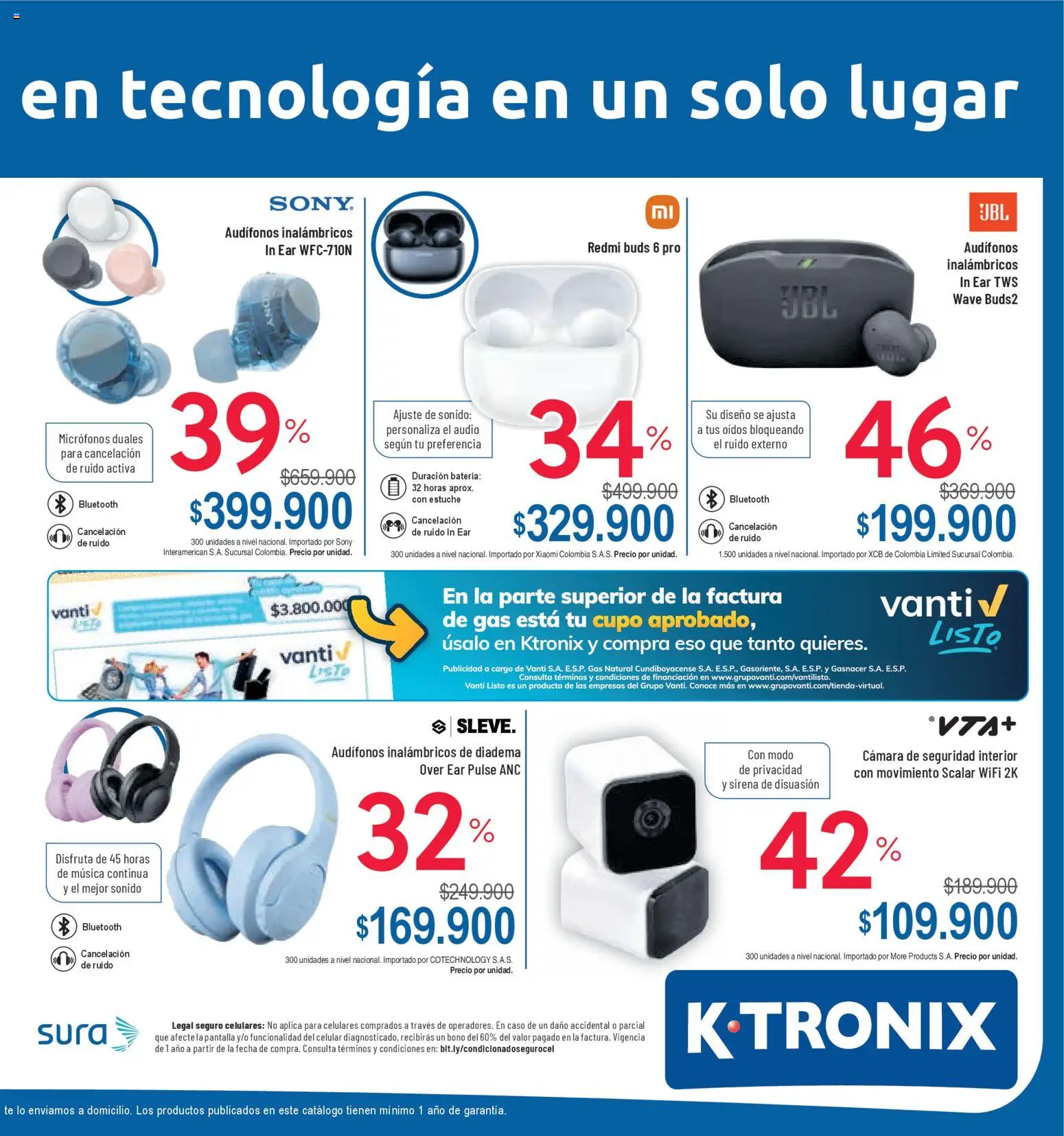 Ktronix revista - valida desde el 15.11.2025 | Página: 5 | Productos: Té, Cámara, Batería, Diadema
