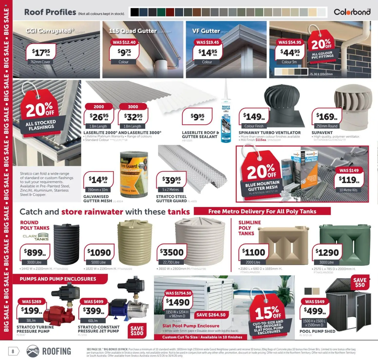 Stratco catalogue - valid from 06.03.2026 | Page: 8 | Products: Door, Kits, Pumps, Bag