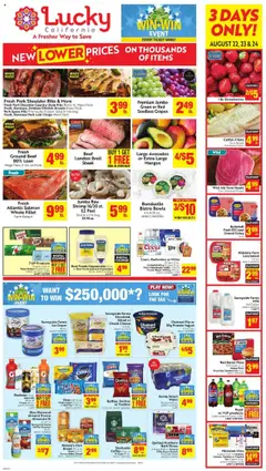 Preview of Lucky Supermarkets weekly ads valid from 20.08.2025