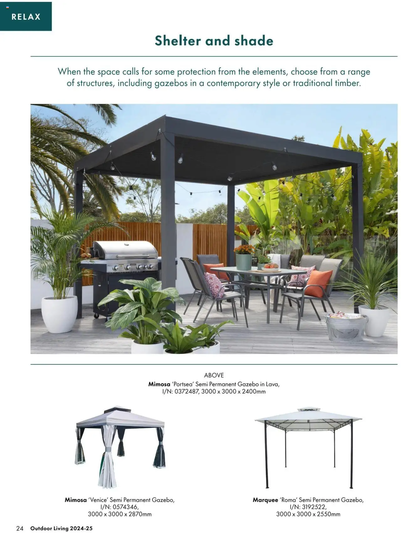 Bunnings Warehouse catalogue - valid from 03.09.2024 | Page: 24 | Products: Gazebo