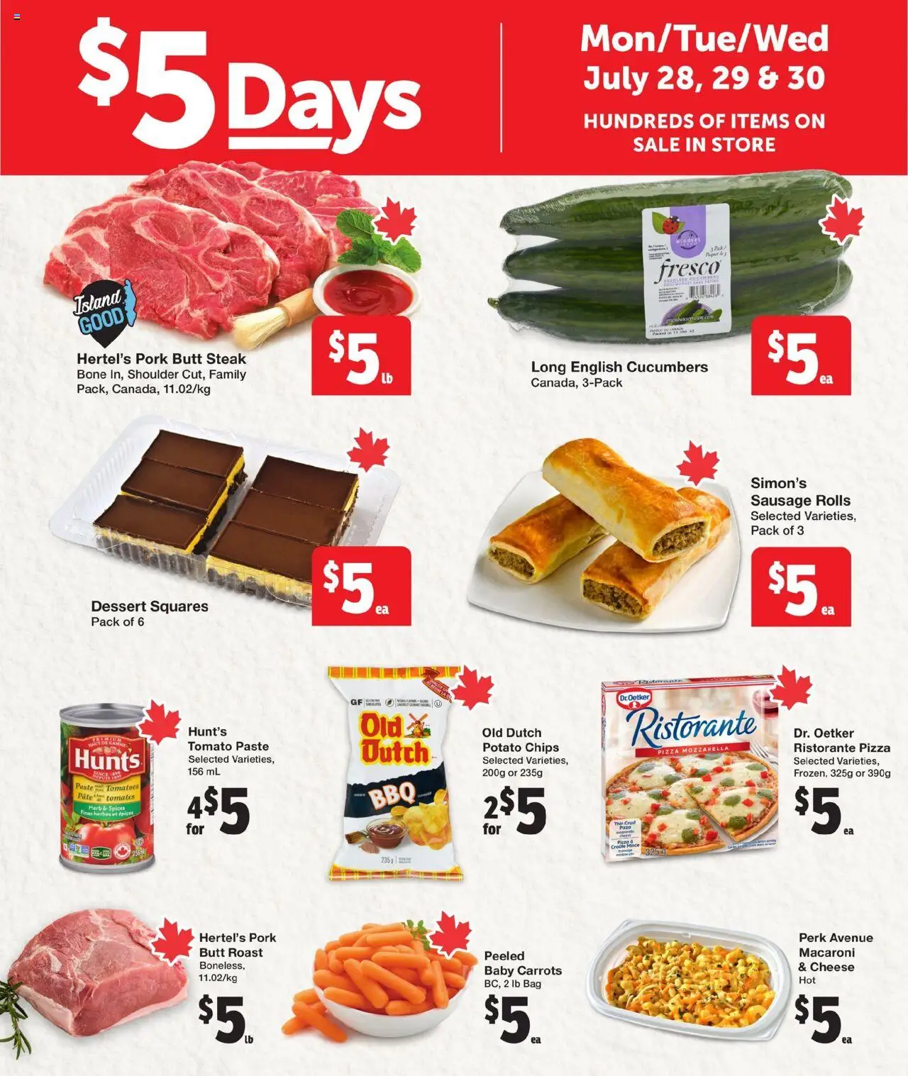 Quality Foods flyer valid from 24.07.2025 | Page: 13 | Products: Cucumbers, Bag, Cheese, Pizza