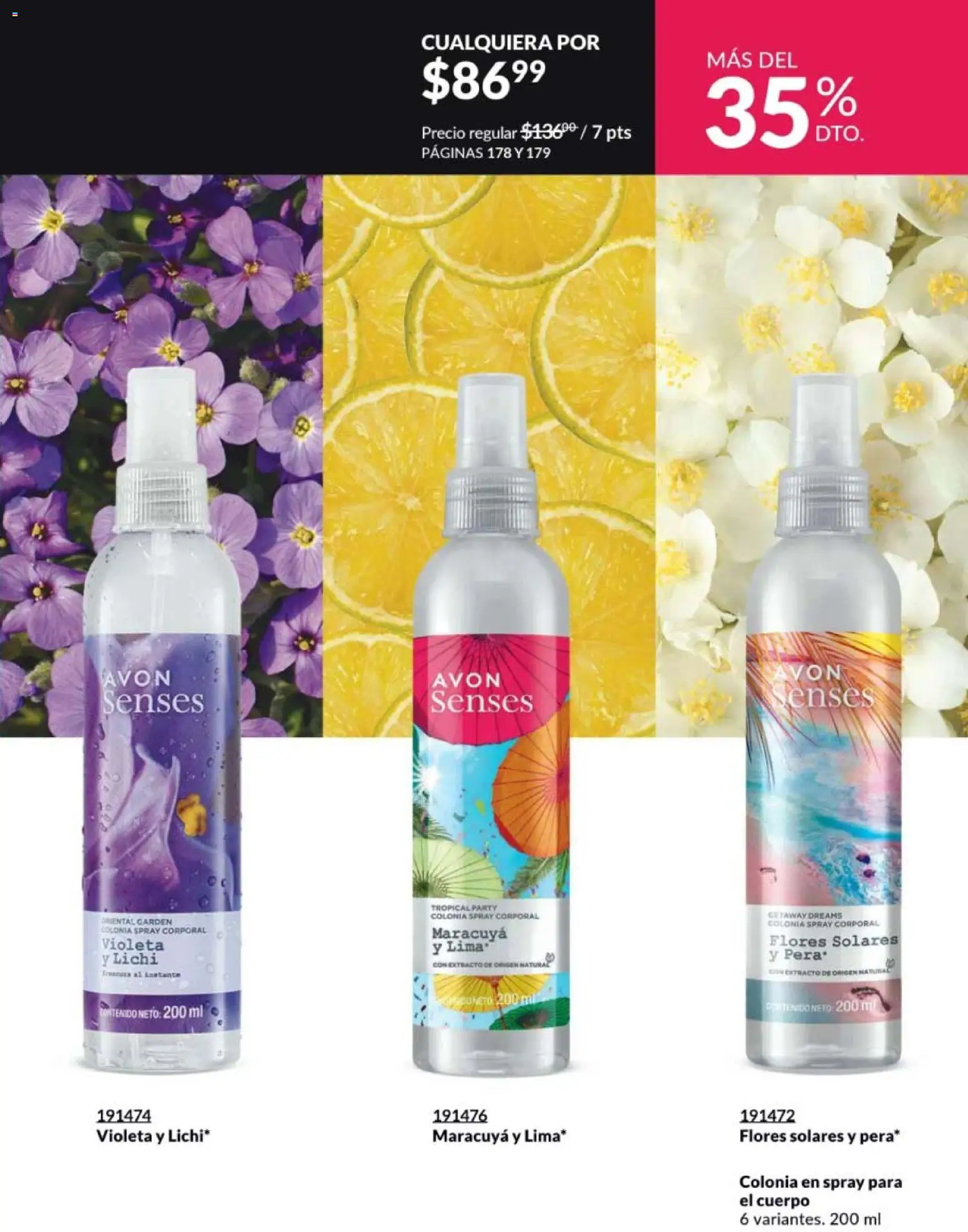 Nuevas ofertas de AVON válidas en toda la República Mexicana desde el 13.03.2026. ¡Encuentra las mejores ofertas en AVON campaña 5 2026! | Página: 179