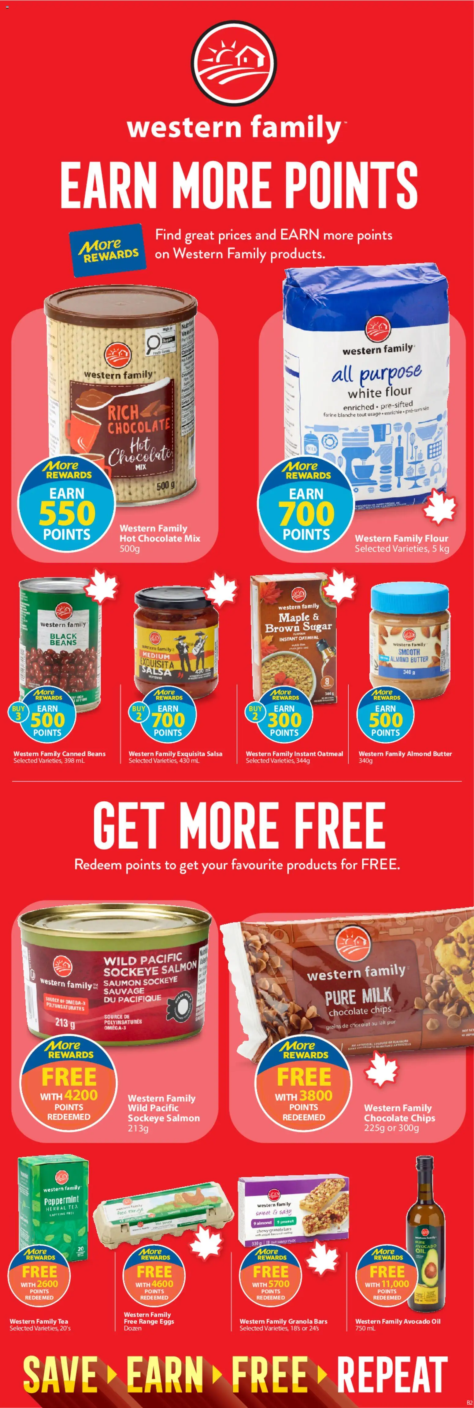 Save on foods flyer valid from 01.01.2026 | Page: 27 | Products: Chips, Milk, Butter, Oil