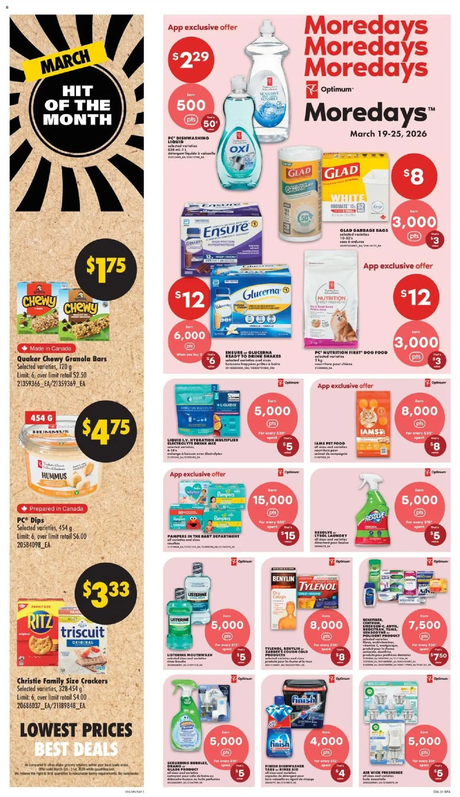 No Frills flyer valid from 19.03.2026 | Page: 6 | Products: PC, Mouthwash, Stain remover, Detergent