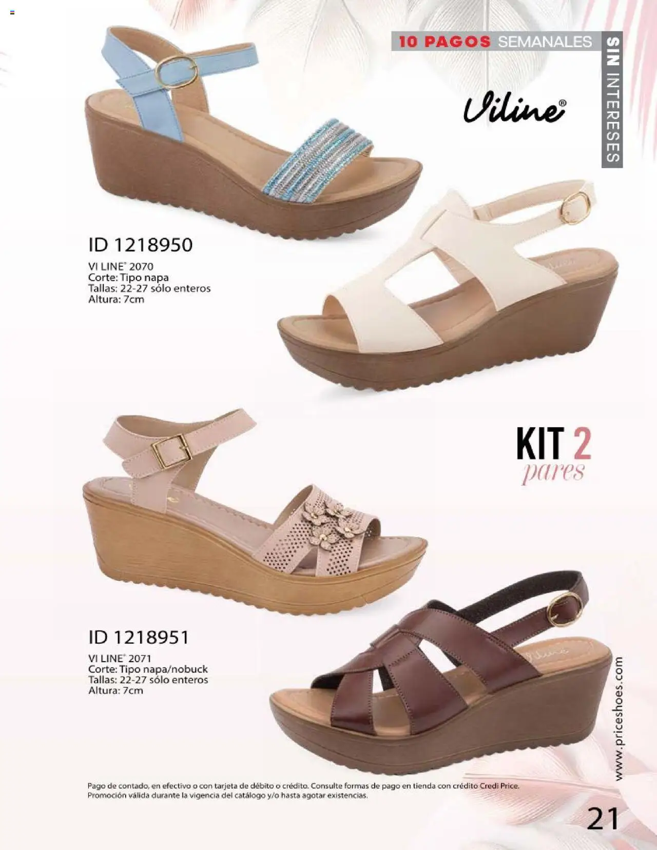Nuevas ofertas de Price Shoes válidas en toda la República Mexicana desde el 28.04.2025. ¡Encuentra las mejores ofertas en Price Shoes catálogo Calzado PV 2025! | Página: 21