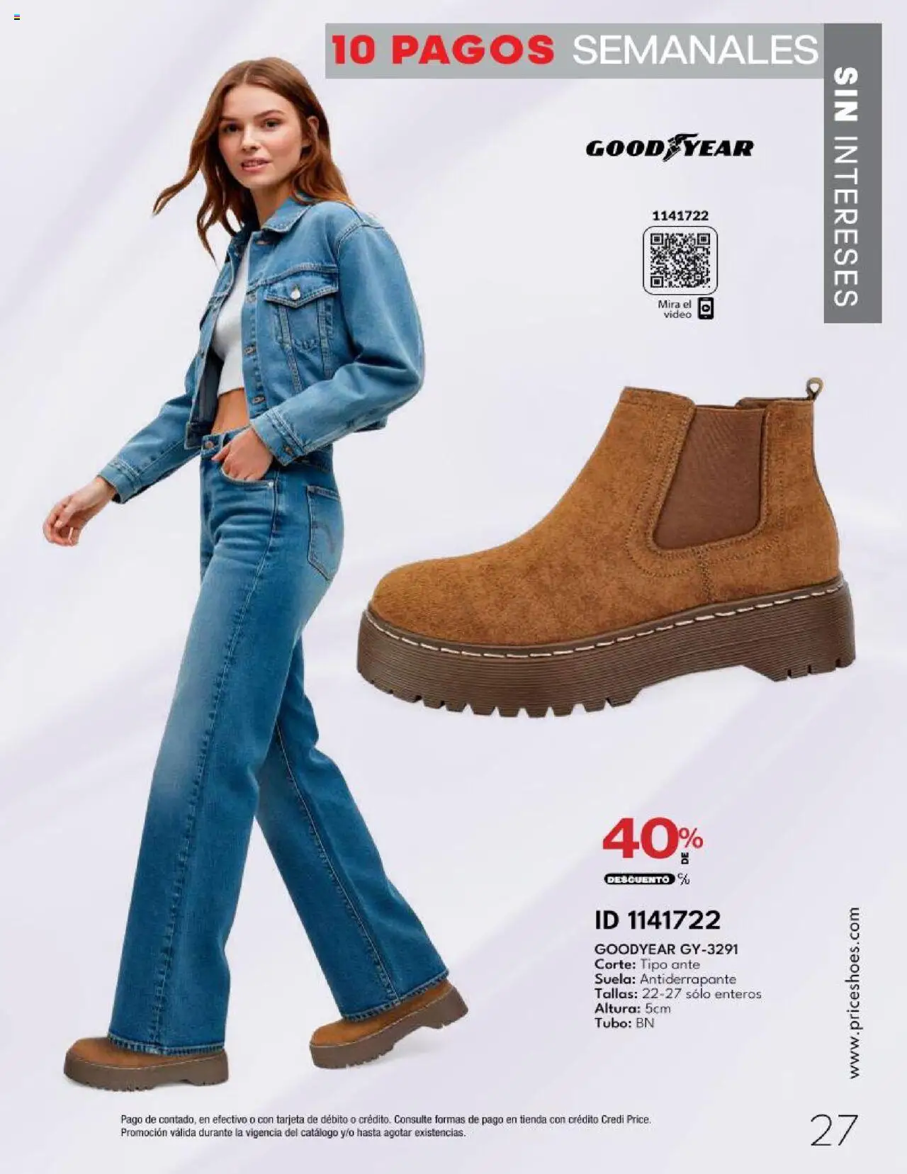 Nuevas ofertas de Price Shoes válidas en toda la República Mexicana desde el 14.10.2025. ¡Encuentra las mejores ofertas en Price Shoes - Catálogo - 10 Pagos sin Intereses! | Página: 29 | Productos: Video