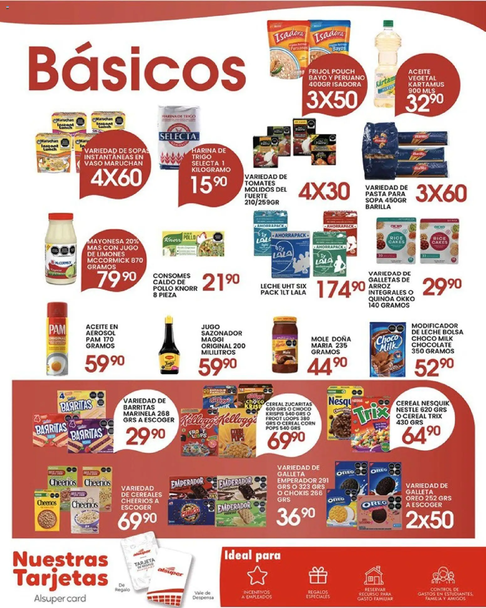 Nuevas ofertas de Alsuper válidas en toda la República Mexicana desde el 17.04.2026. ¡Encuentra las mejores ofertas en Alsuper folleto Durango! | Página: 6 | Productos: Mayonesa, Jugo, Galletas, Despensa