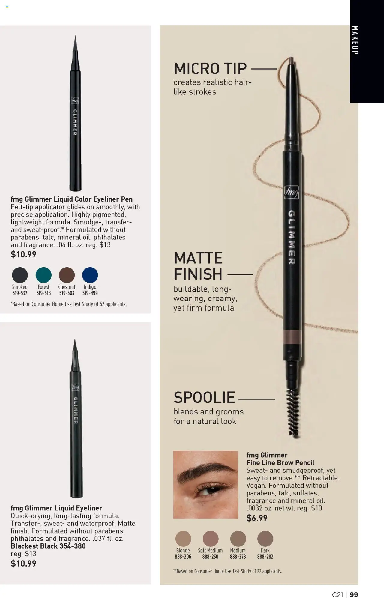 Avon Brochure - valid from 08.10.2025 | Page: 99 | Products: Pencil, Pen, Fragrance, Eyeliner