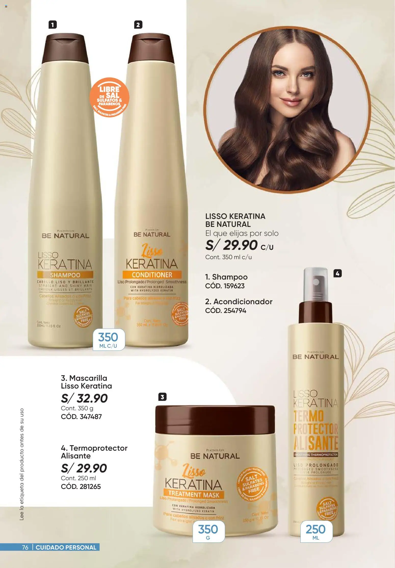 Catálogo Azzorti válido desde 15.12.2025 | Página: 76 | Productos: Shampoo, Acondicionador