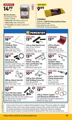 Preview of Princess Auto flyer - 2 Week Sale! from shop Princess Auto valid from 21.04.2026 | Page: 92