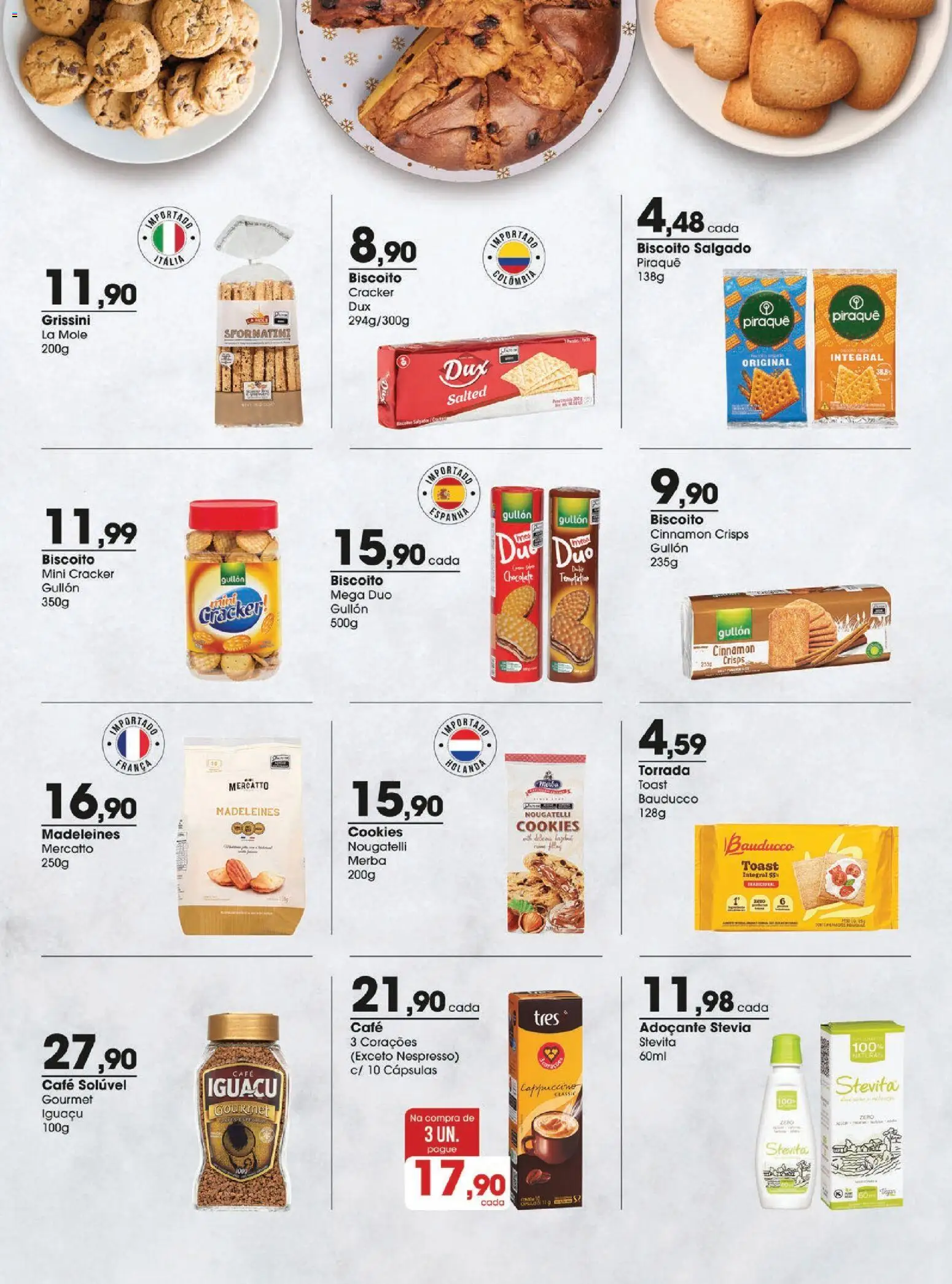 Zaffari Folheto - válido de 20.01.2026 | Página: 5 | Produtos: Adoçante, Café, Chocolate, Cookies